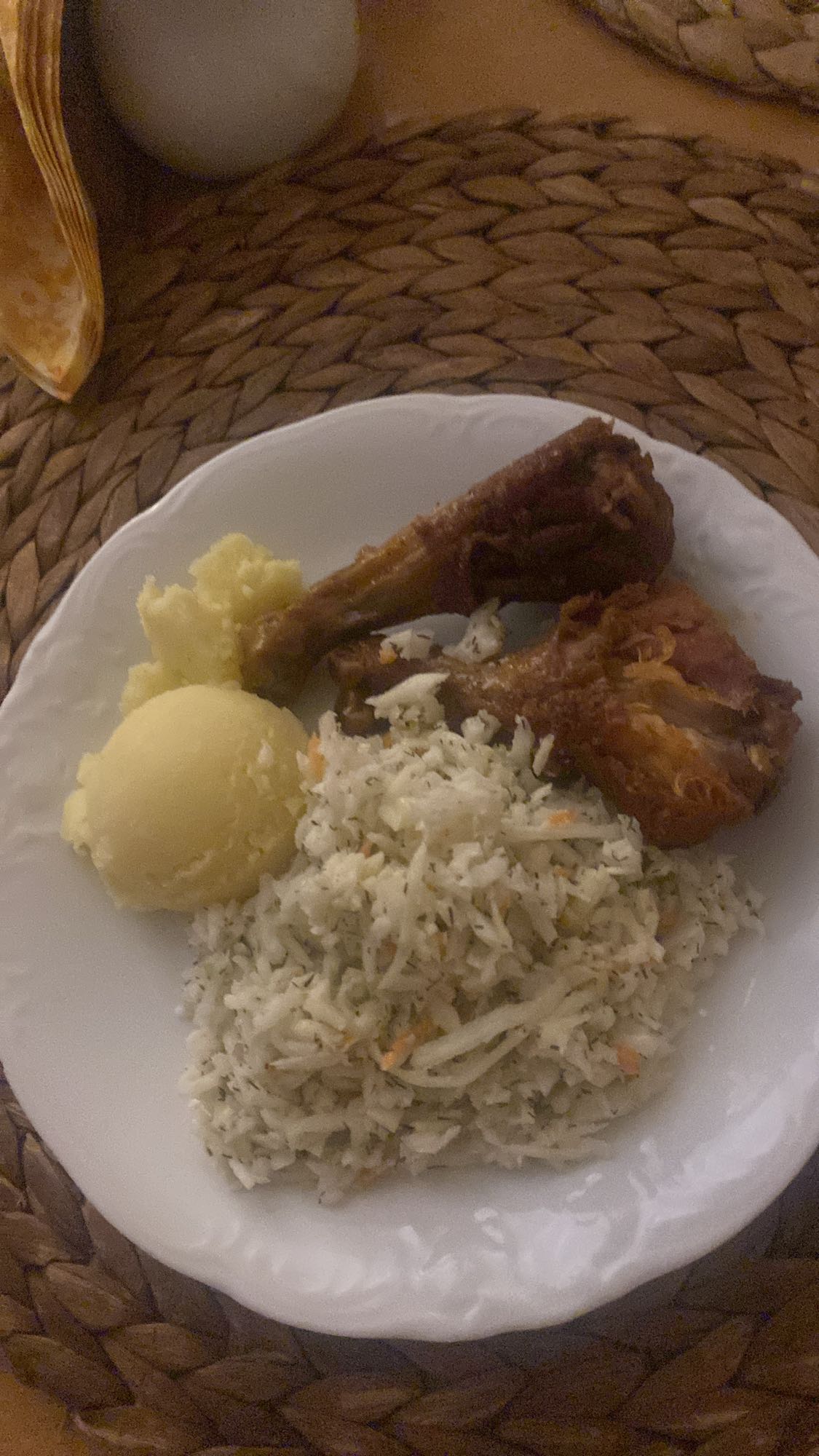 Ryż z kurczakiem i ziemniakami