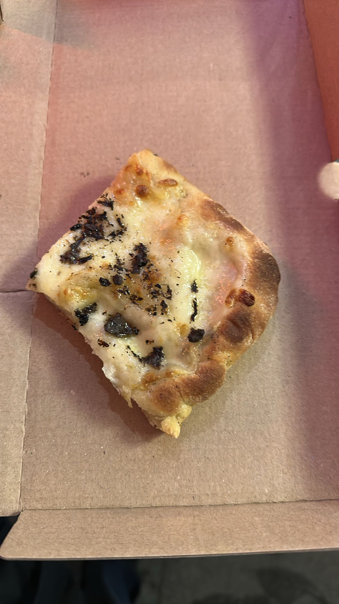 Truffle Cheese Pizza Slice