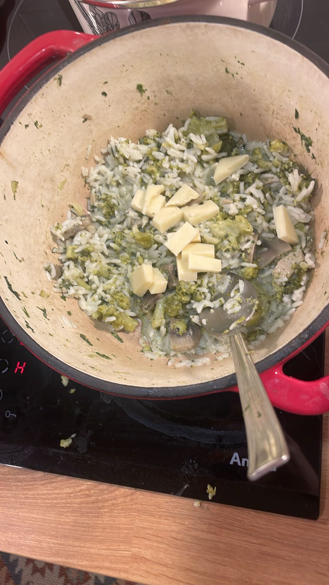 Ryż z warzywami i serem