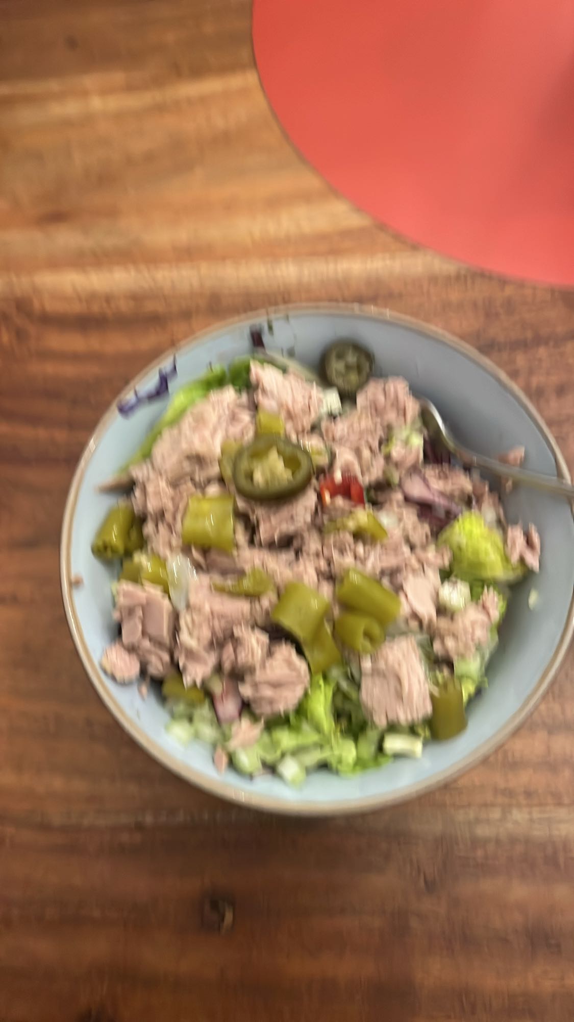 Tonijnsalade met pepers