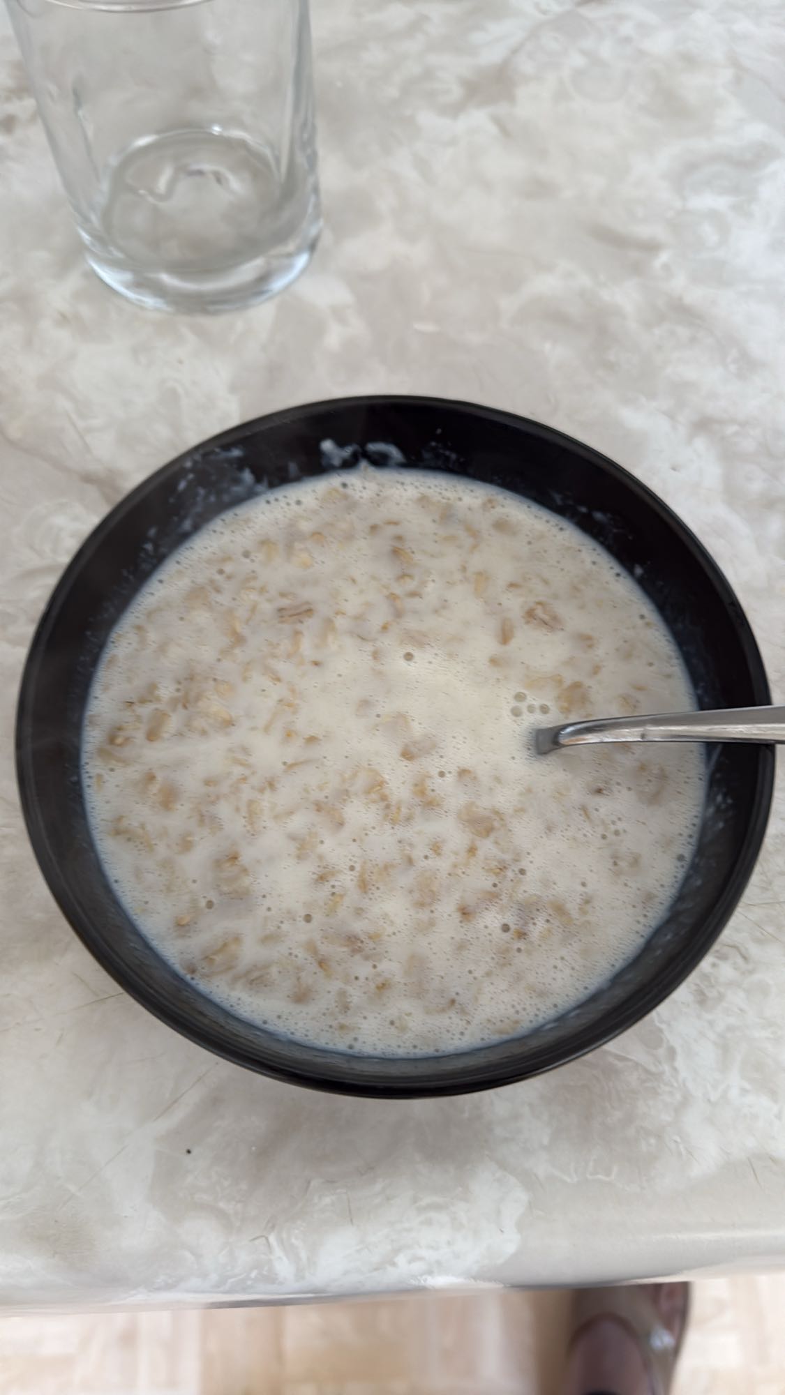 Bouillie d'avoine au lait