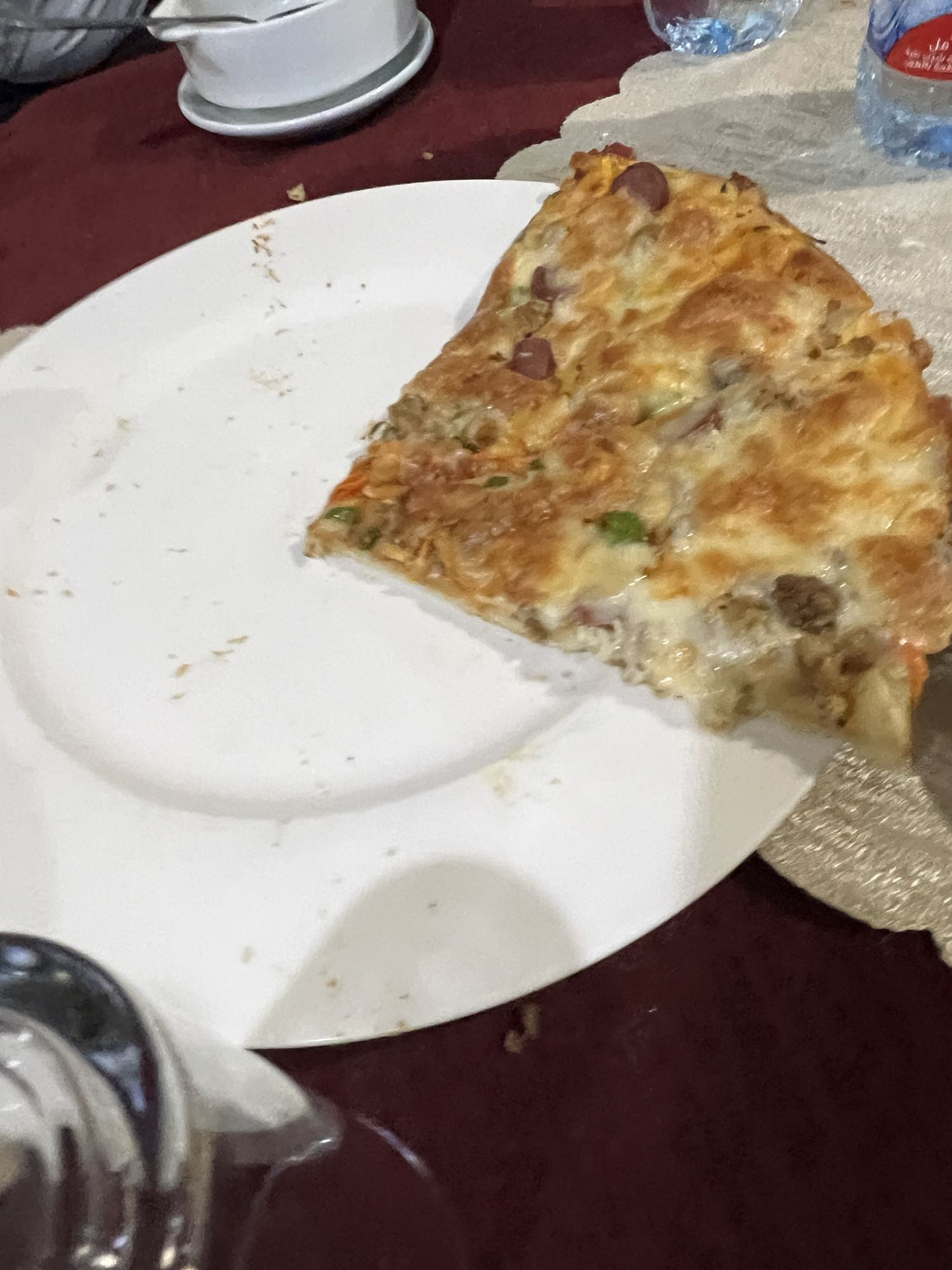 Cheese Meat Pizza Slice