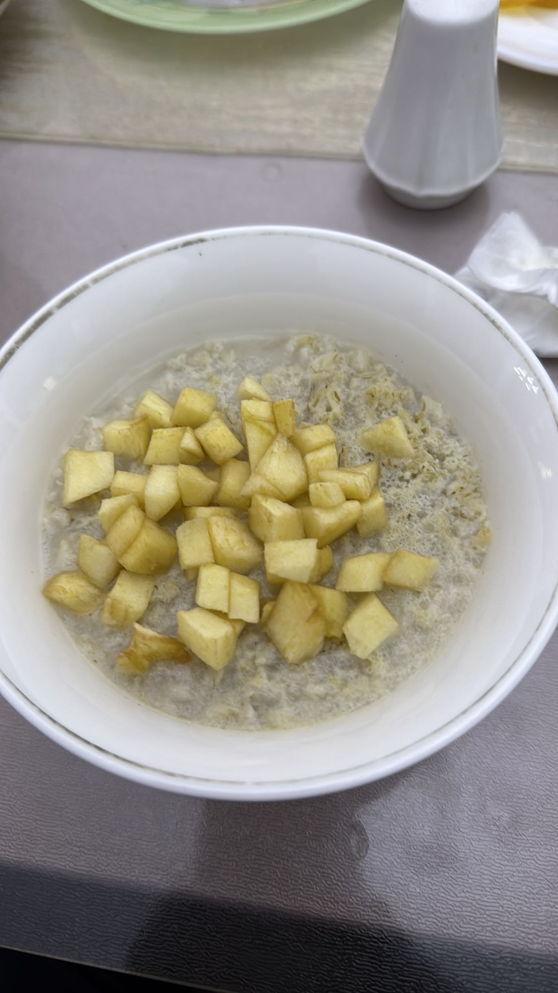 овсянка с яблоками