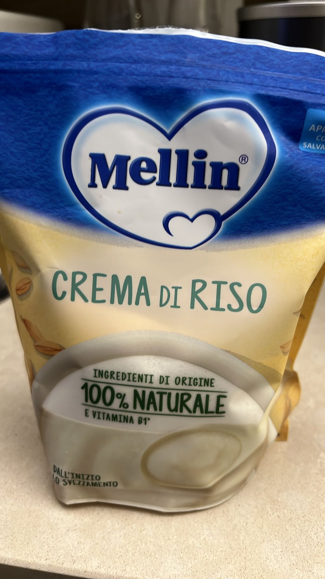 Crema di riso Mellin