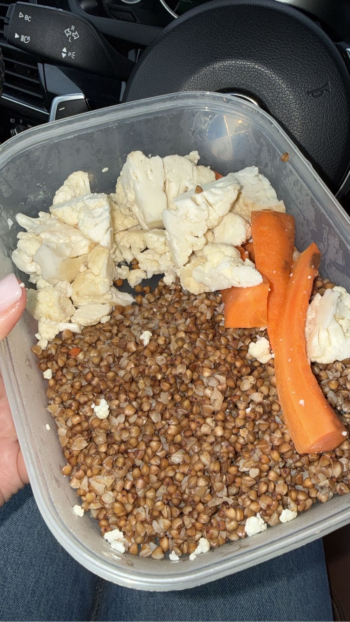 Sarrasin, chou-fleur, carotte