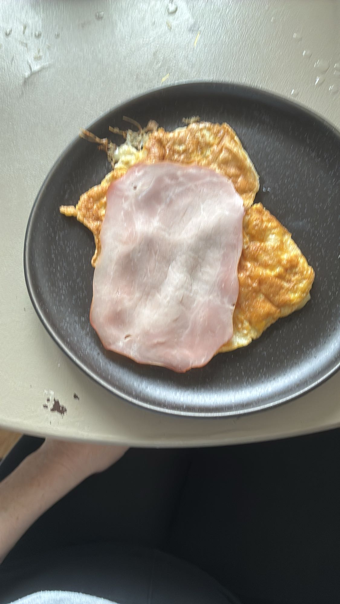 Omelet met ham