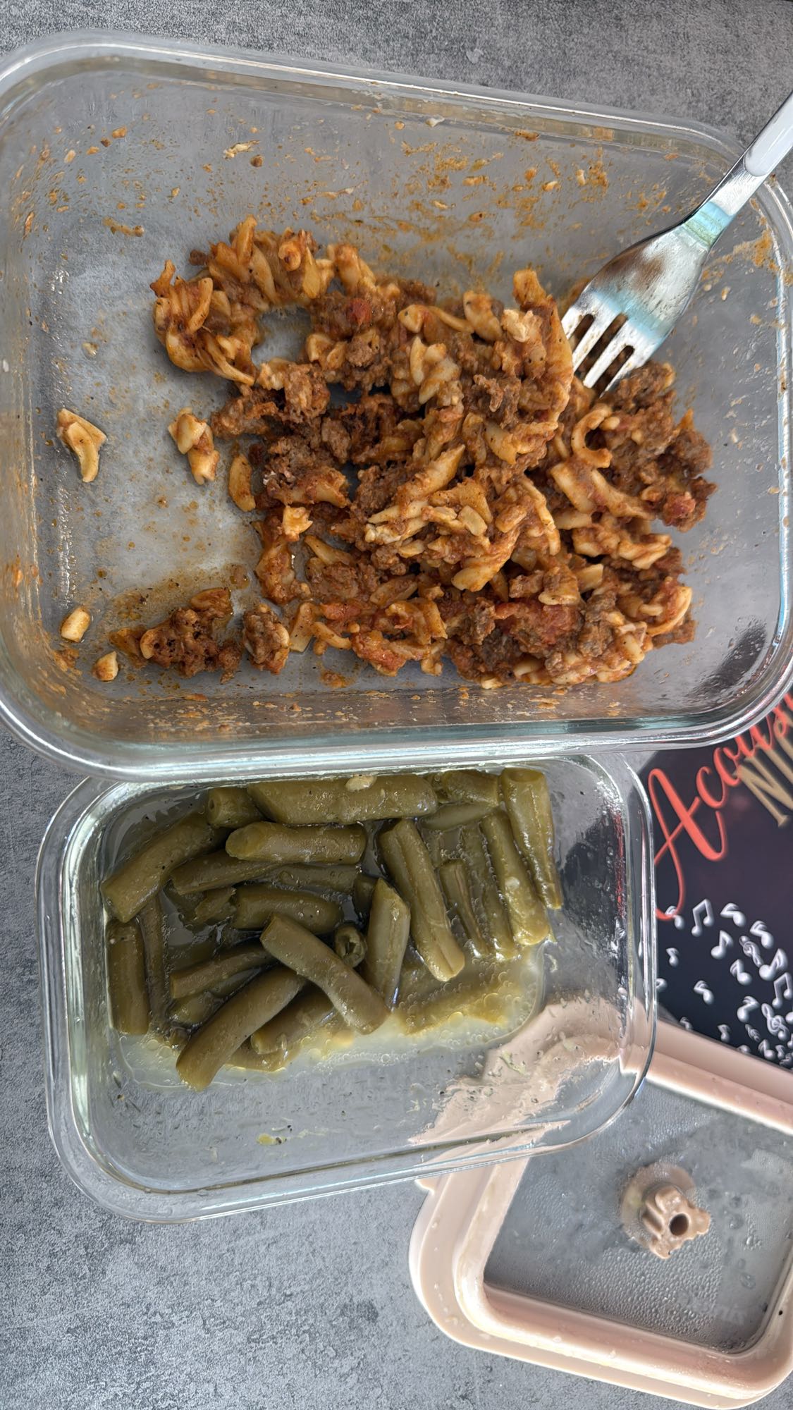 Pasta with green beans