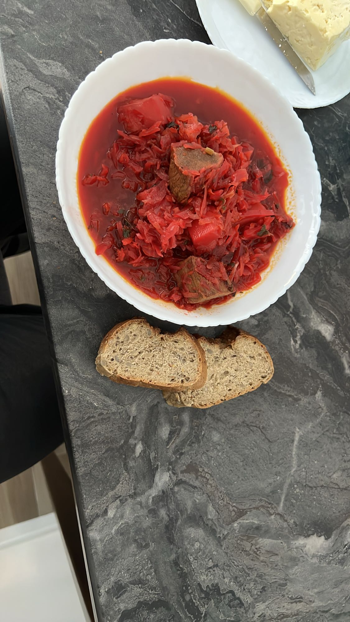 Բորշչ հացով