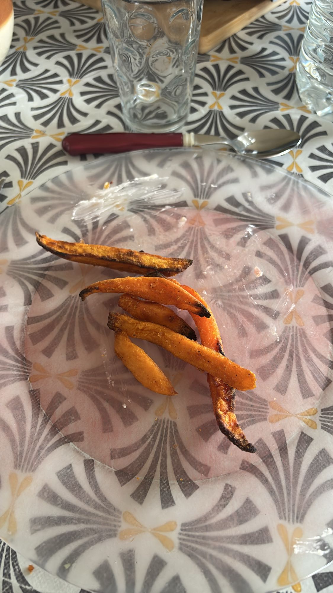 Frites patate douce