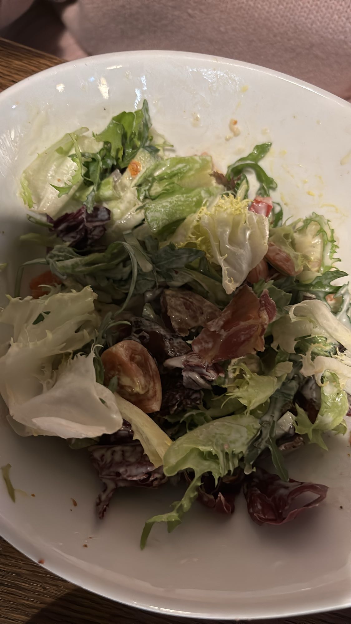 Blandet grønn salat