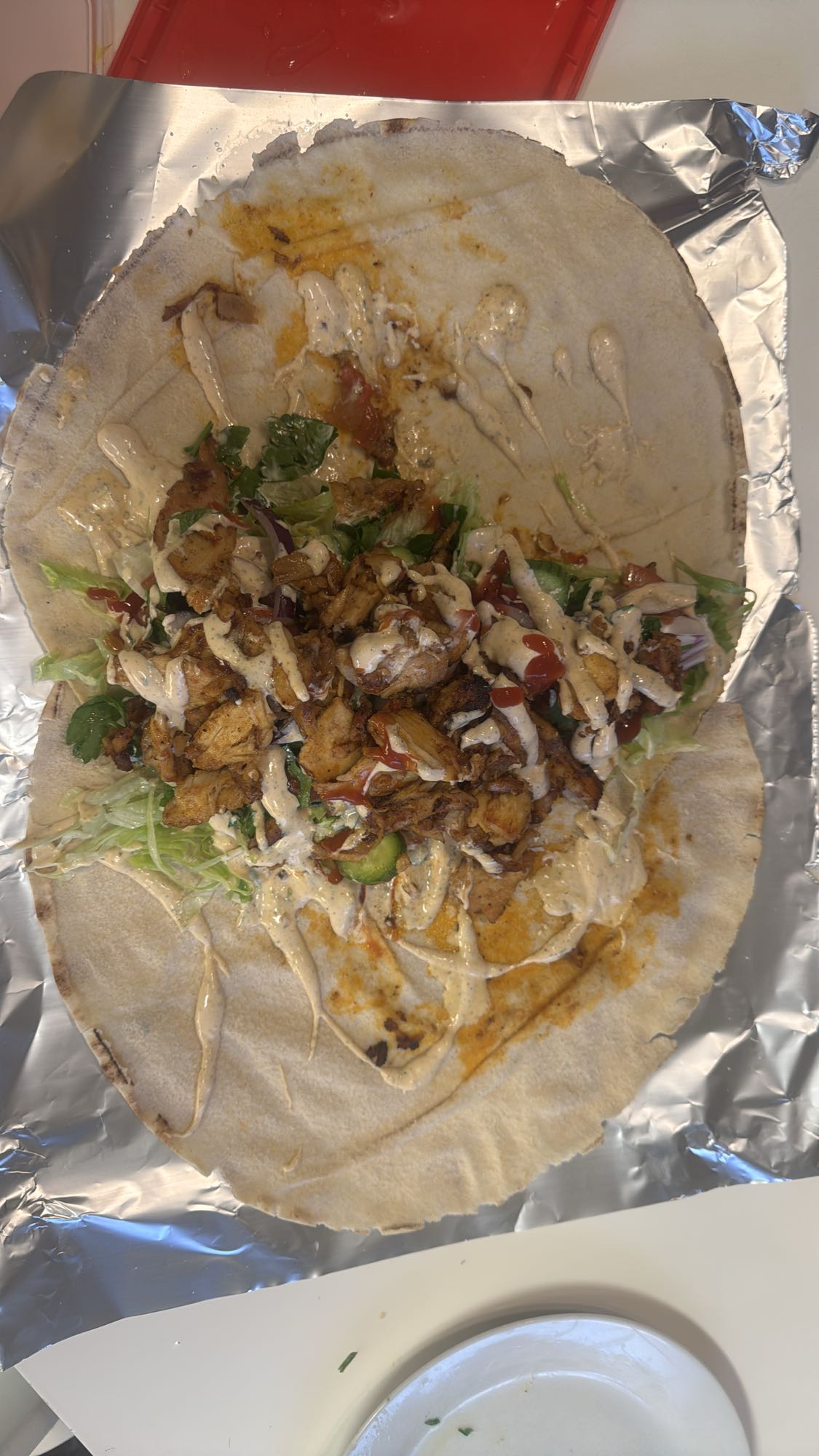 Kycklingrulle med sås