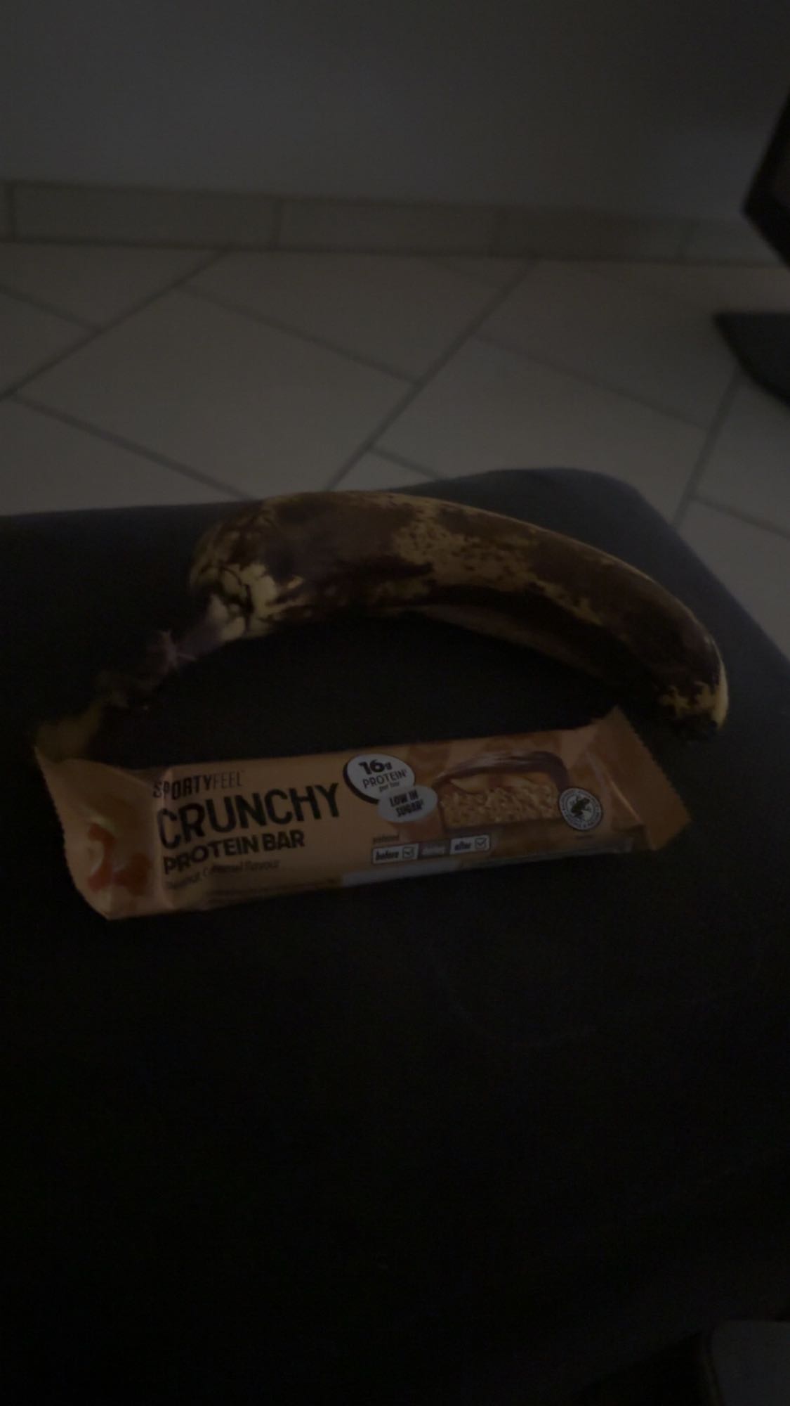 Barre protéinée et banane