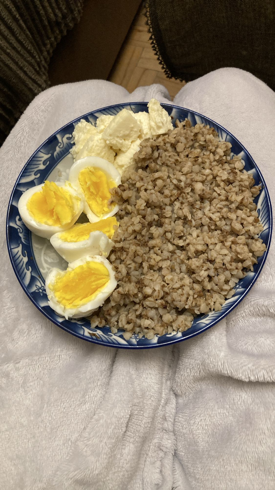 Eggs, buckwheat & cheese