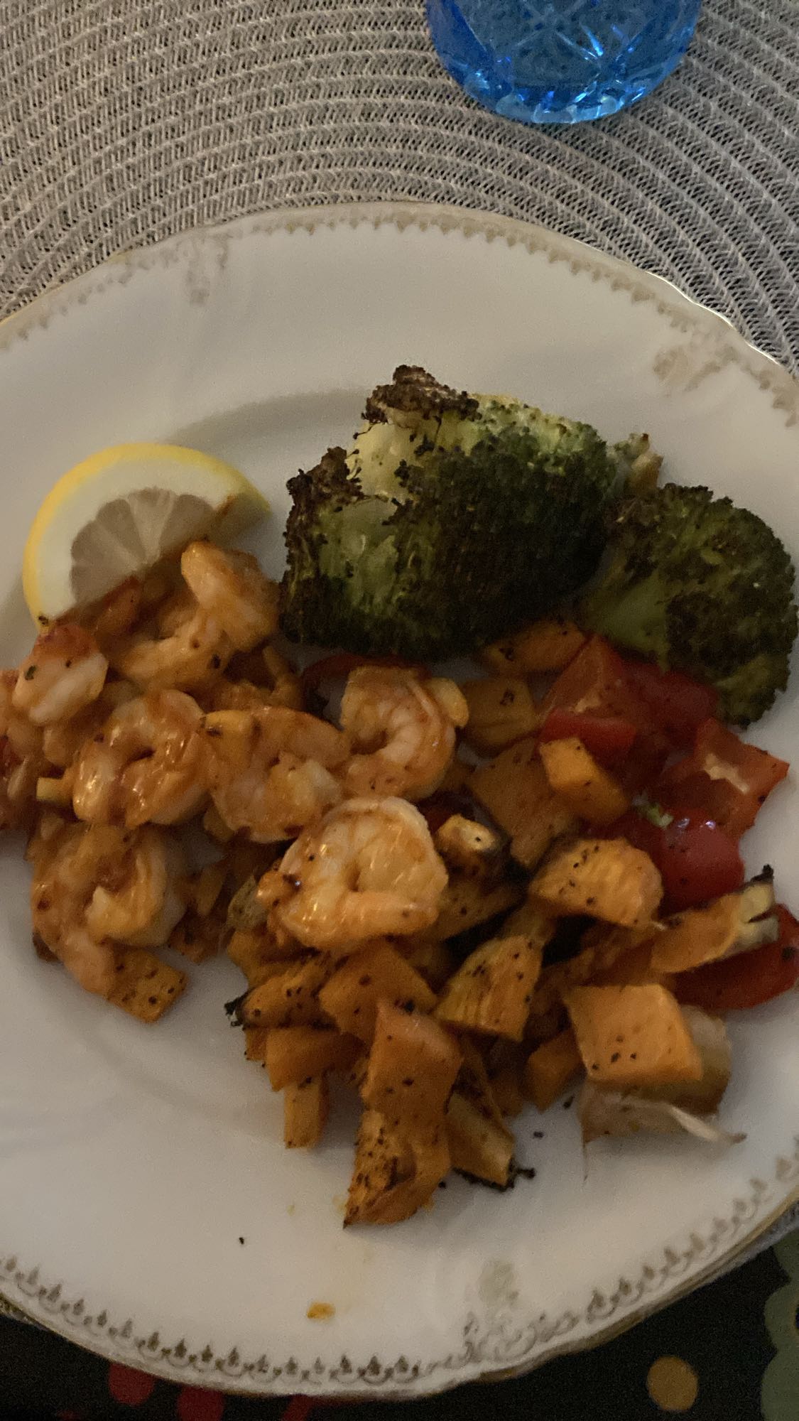 Räkor med grönsaker