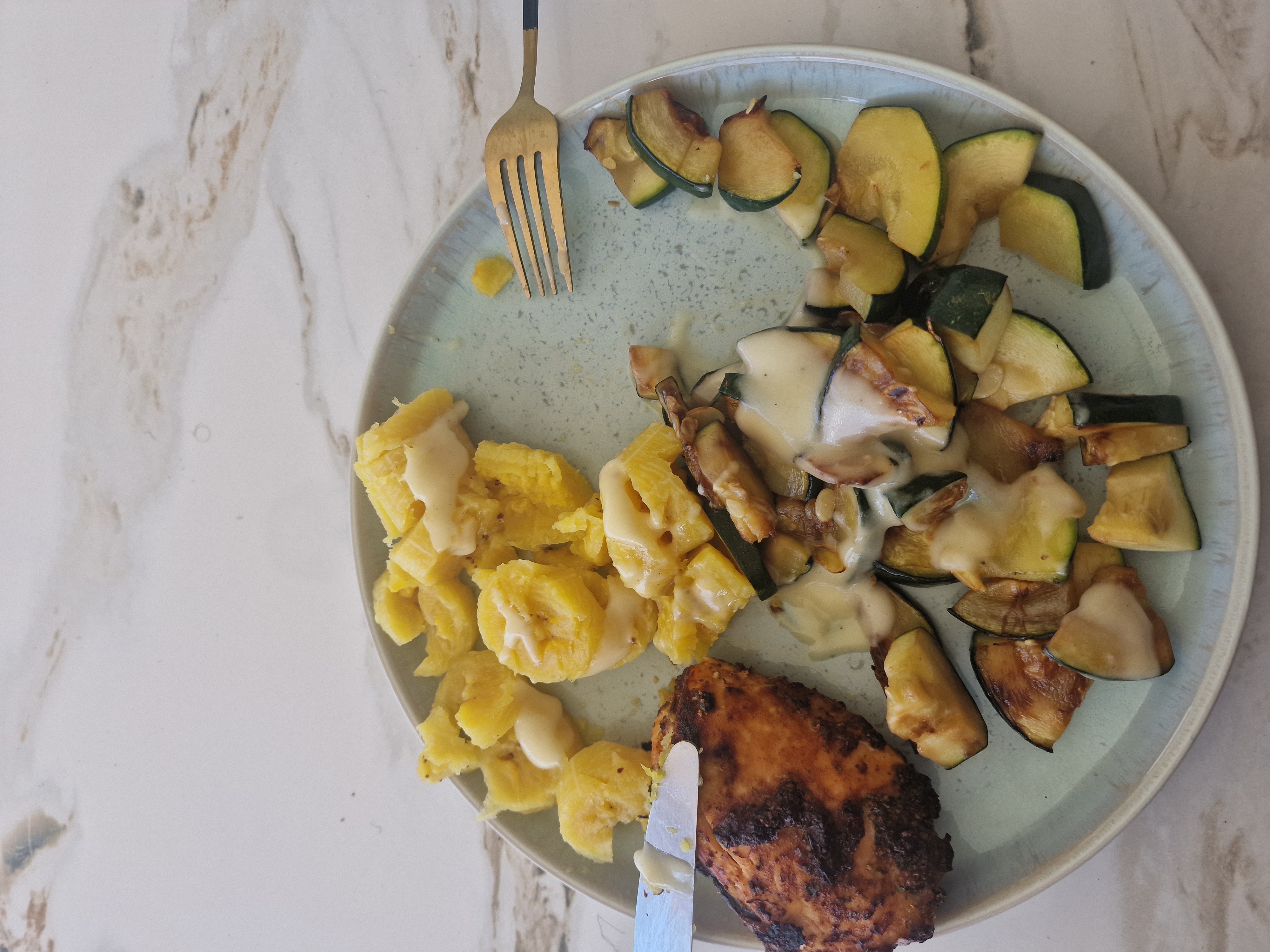 Saumon et légumes grillés