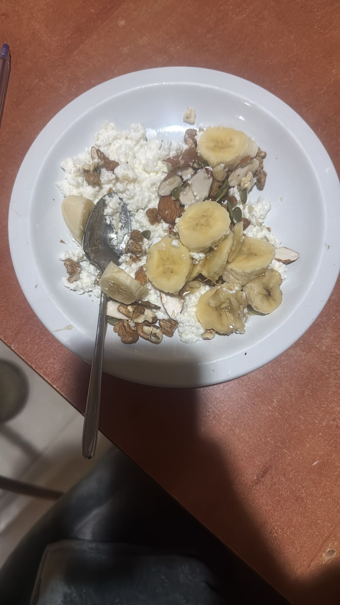 Cottage Cheese Banana Nut Bowl
