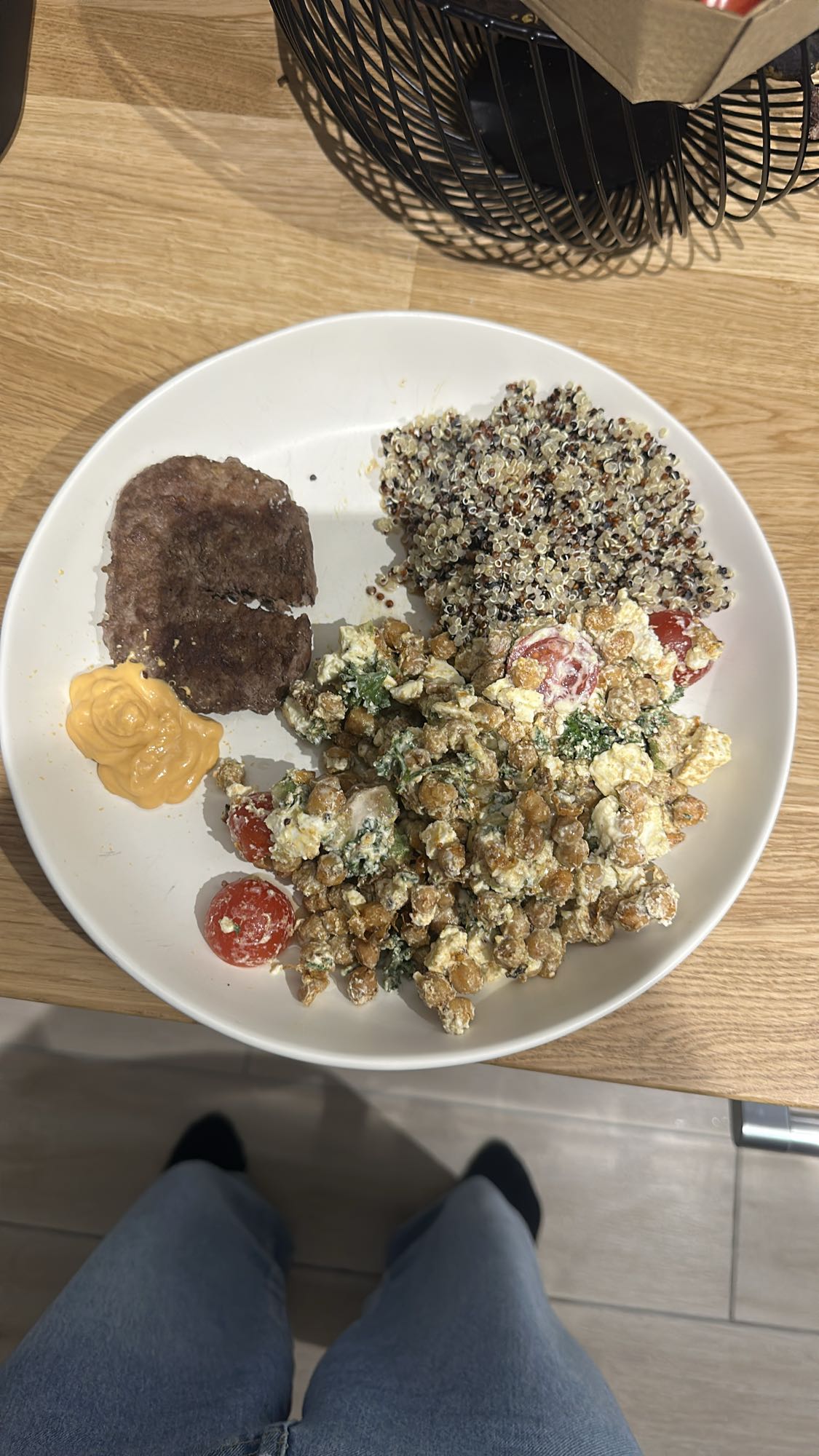 assiette protéinée mixte