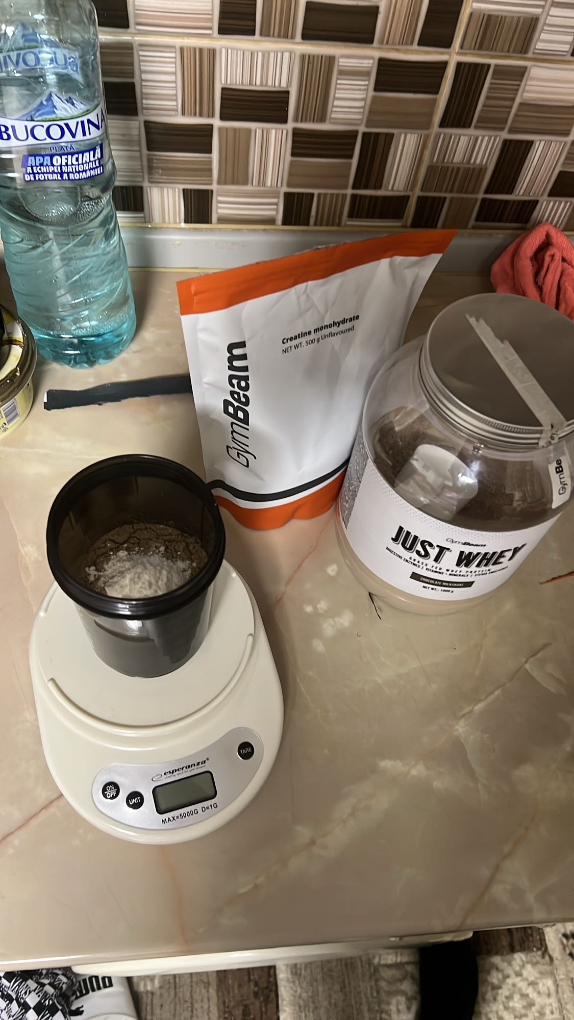 Shake proteic cu creatină