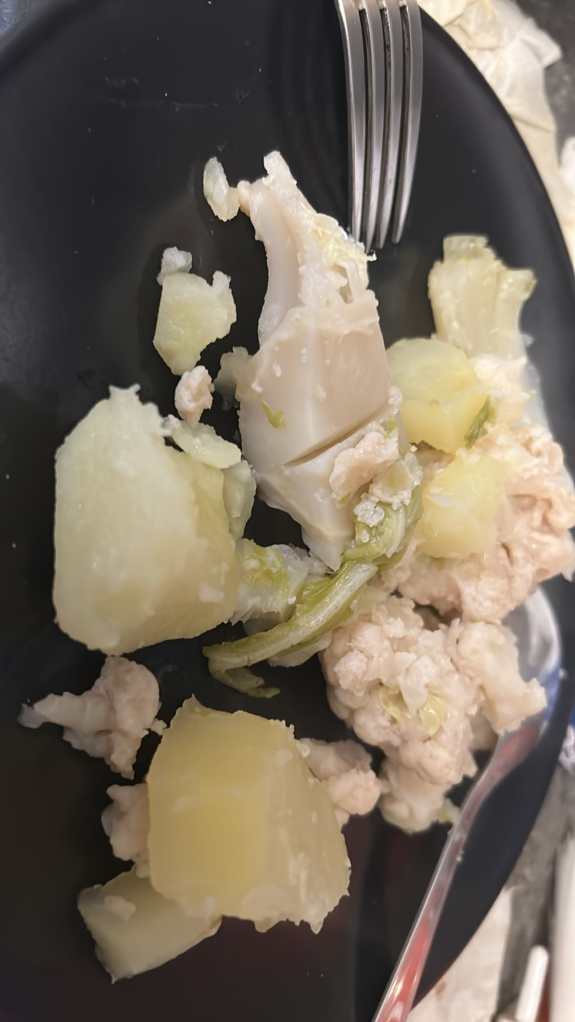 Pommes de terre et chou fleur