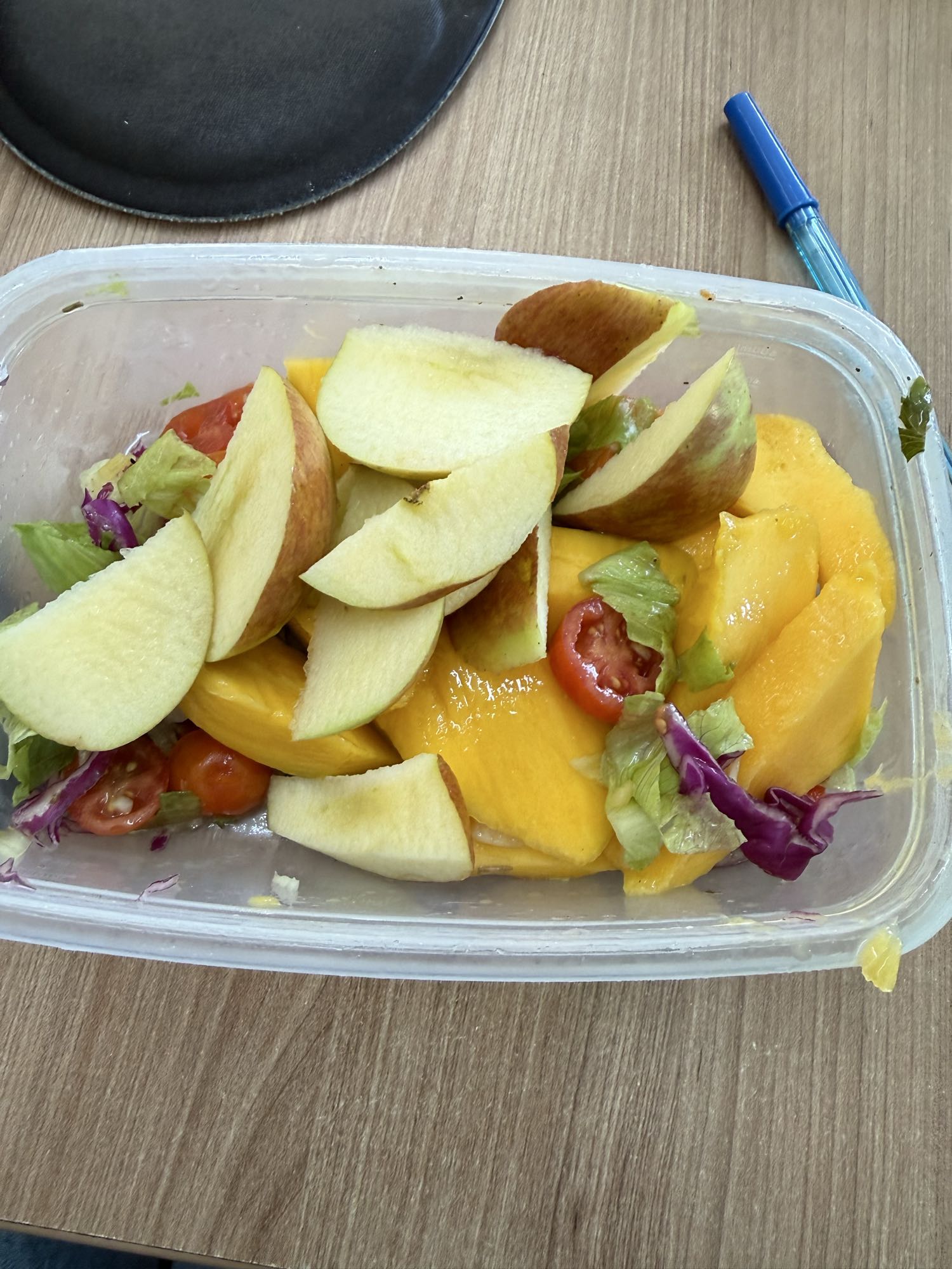 Salada de frutas e legumes