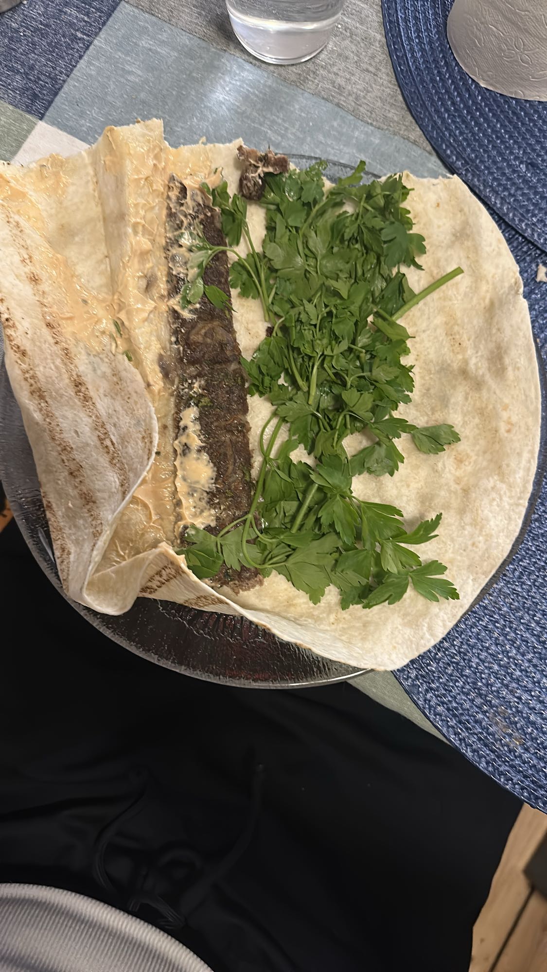 Kebabwrap med persilja