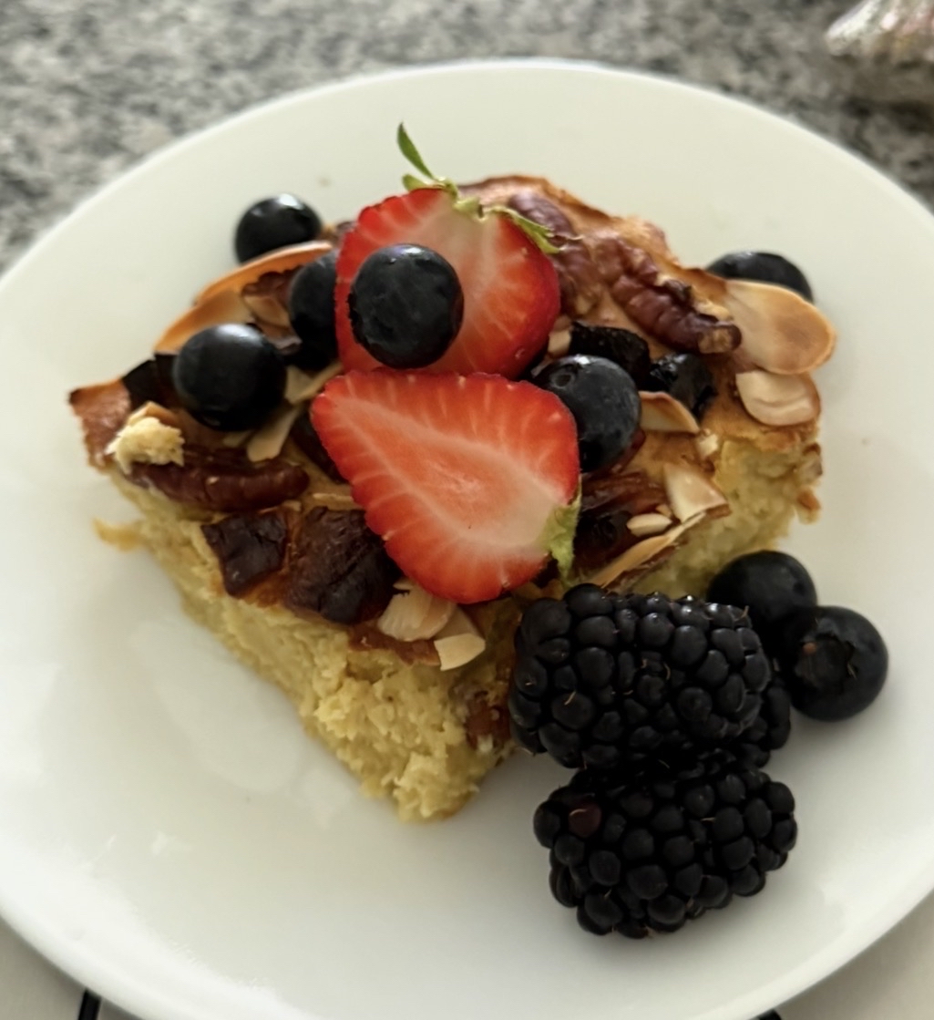 Фруктовий пиріг з ягодами