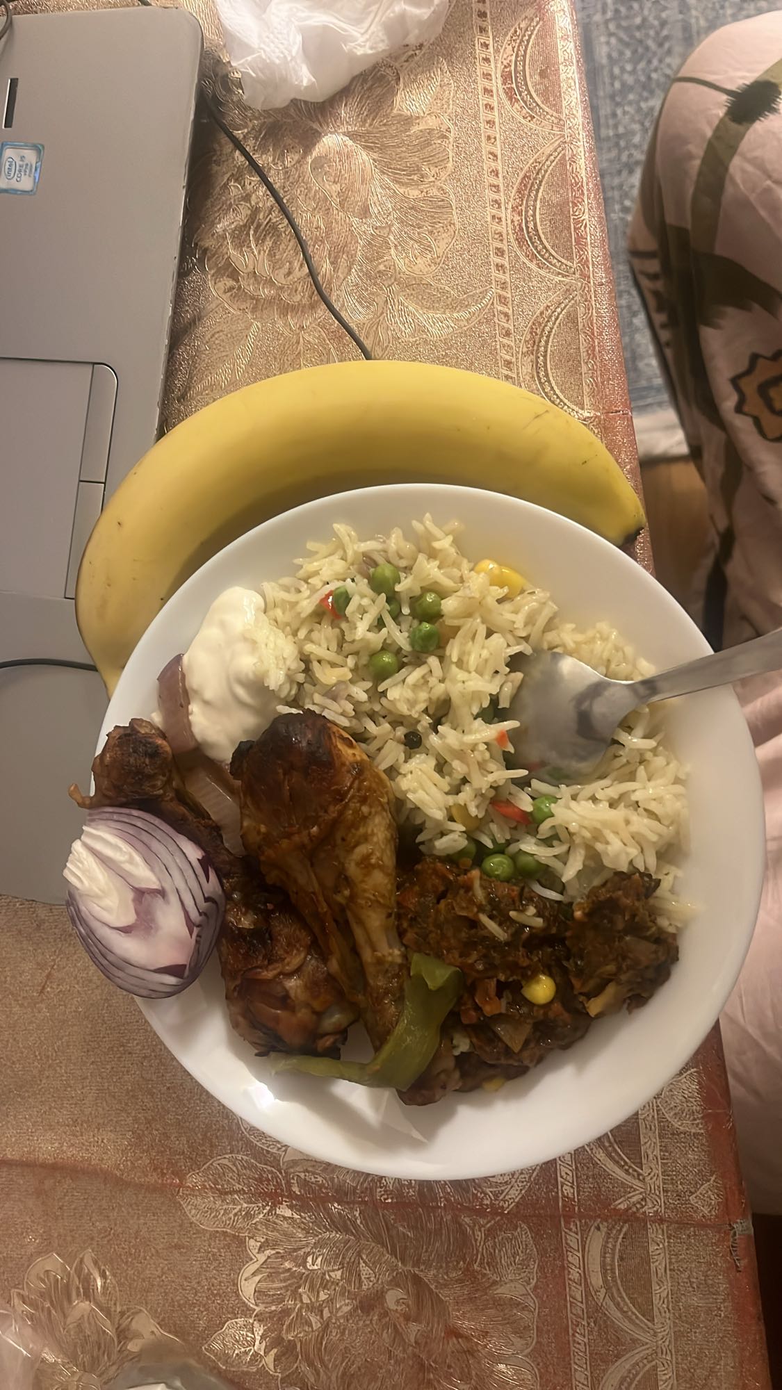 Rice and Chicken Plate