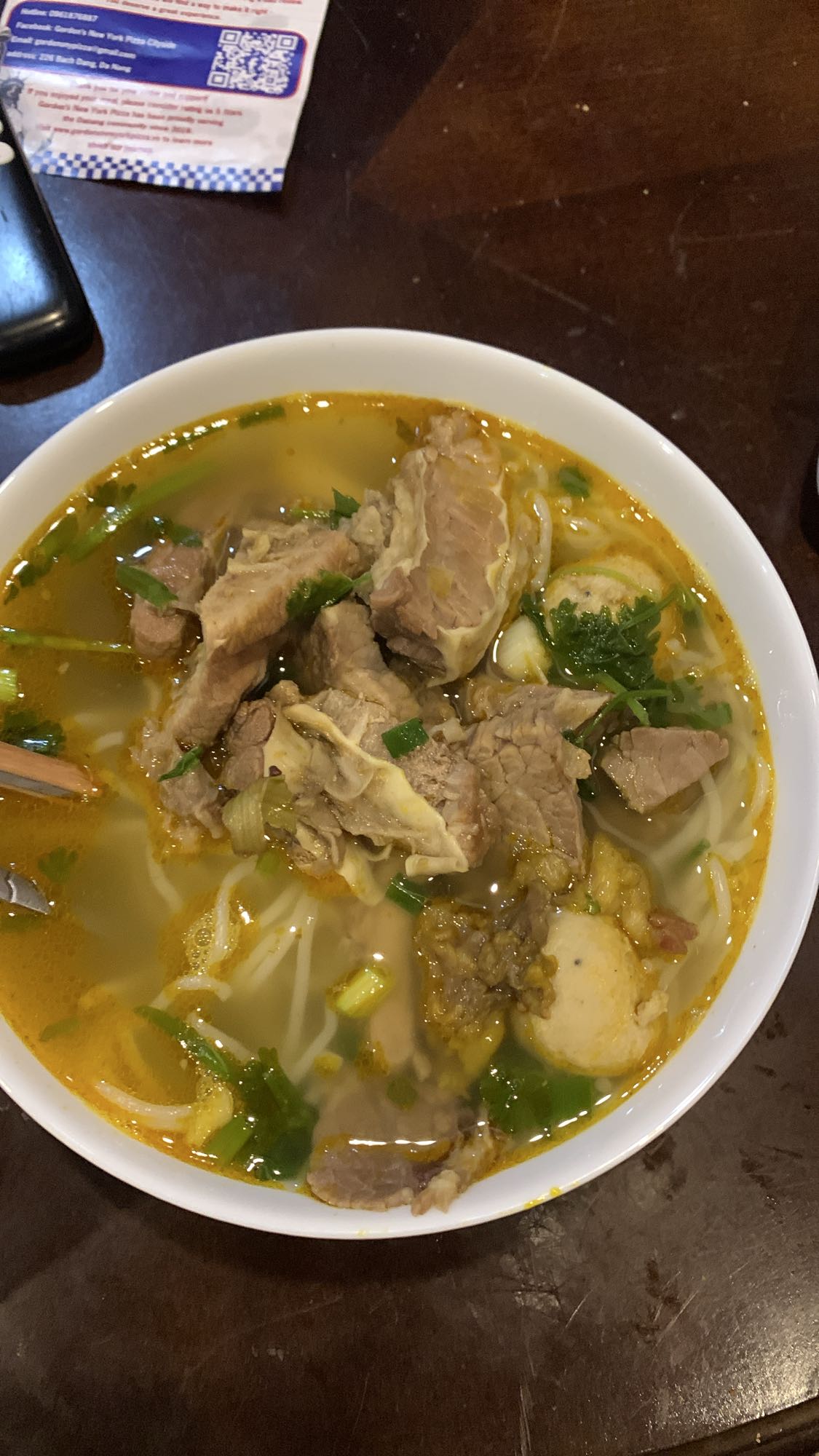 Vietnamese beef noodle soup