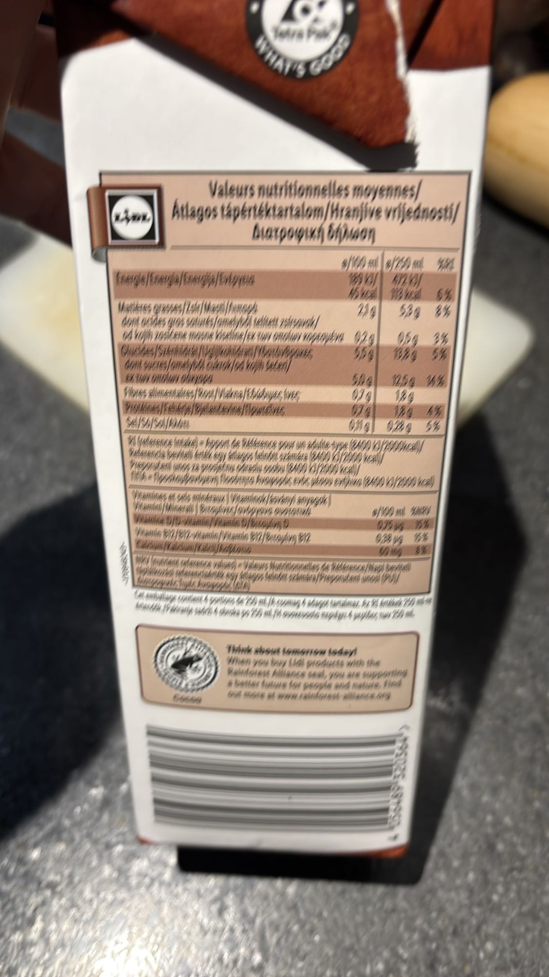 boisson végétale cacao