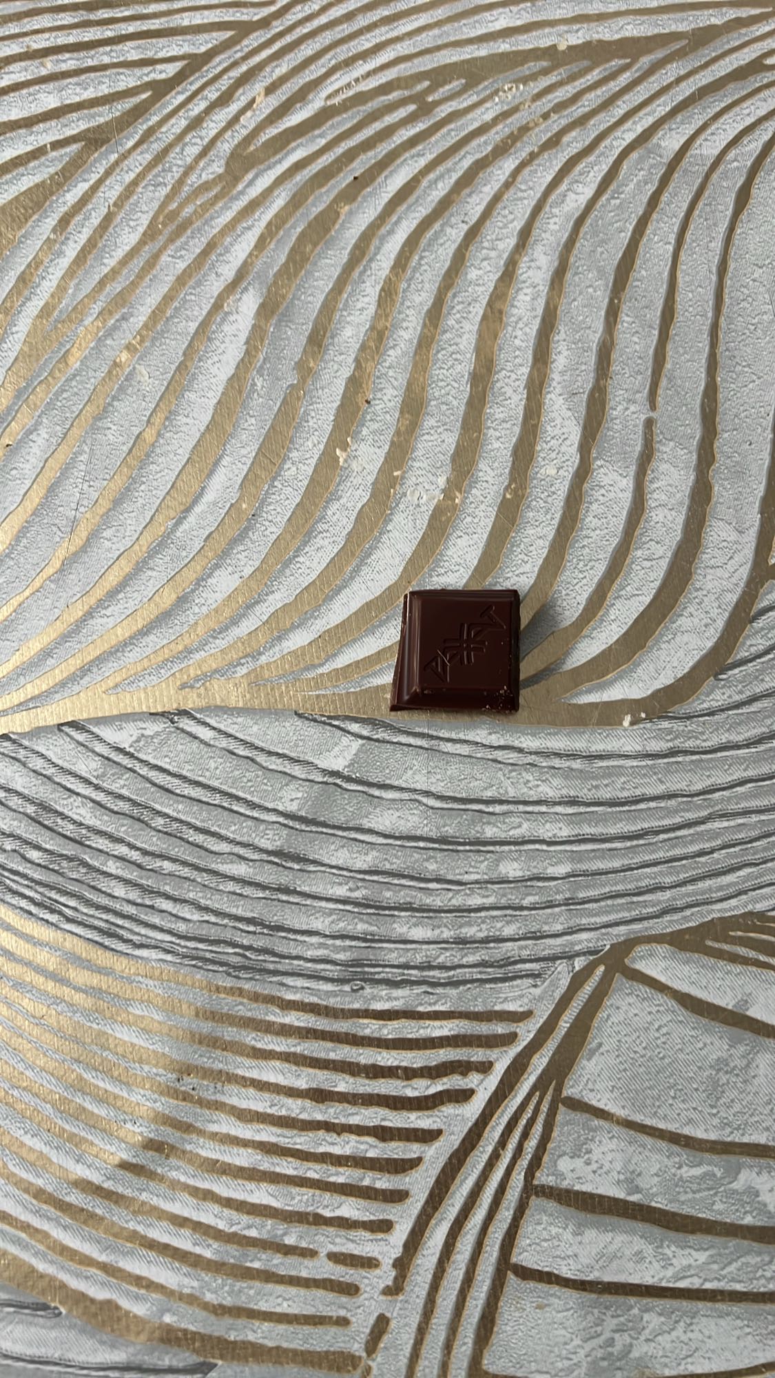 кусочек темного шоколада