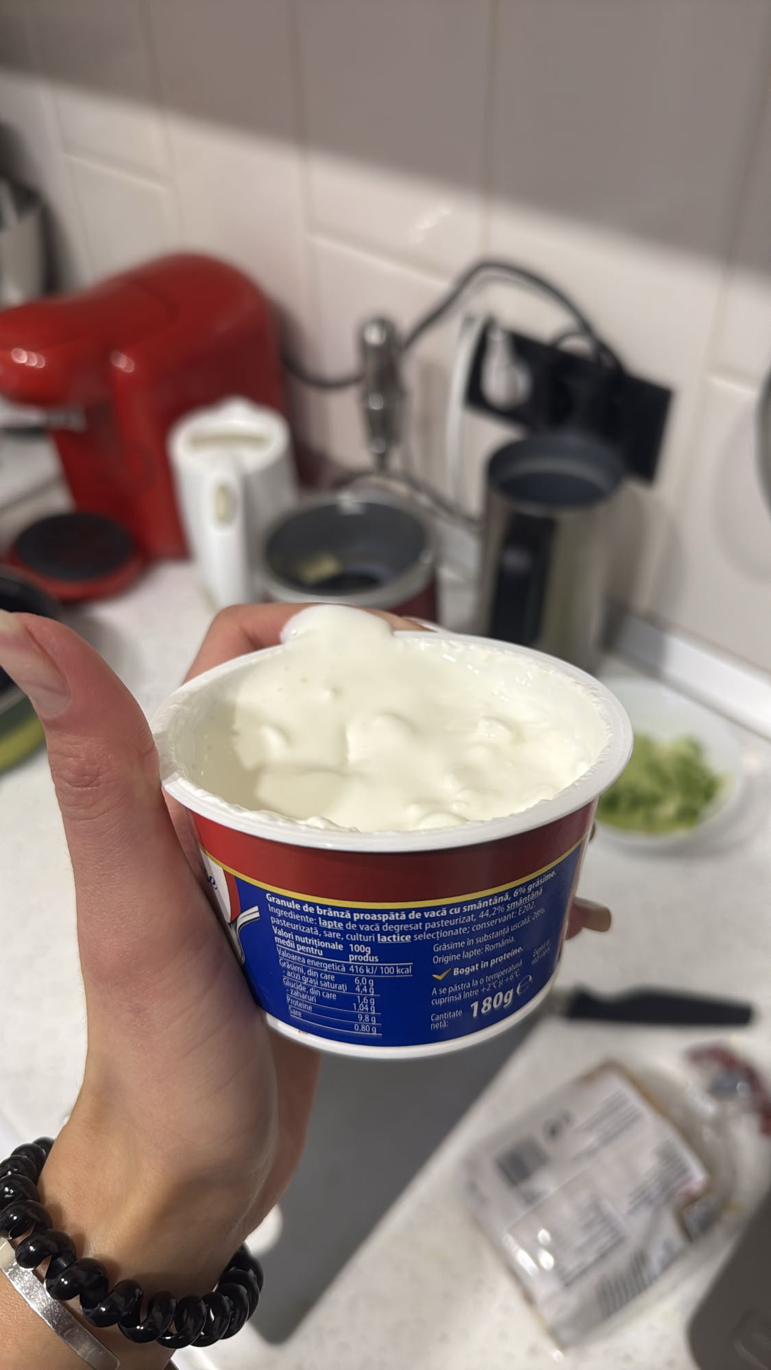 Cottage cheese cup