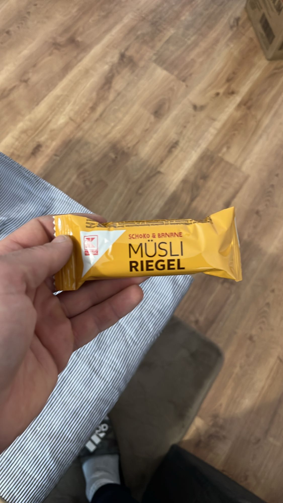 Мюсли бар с банан и шоколад