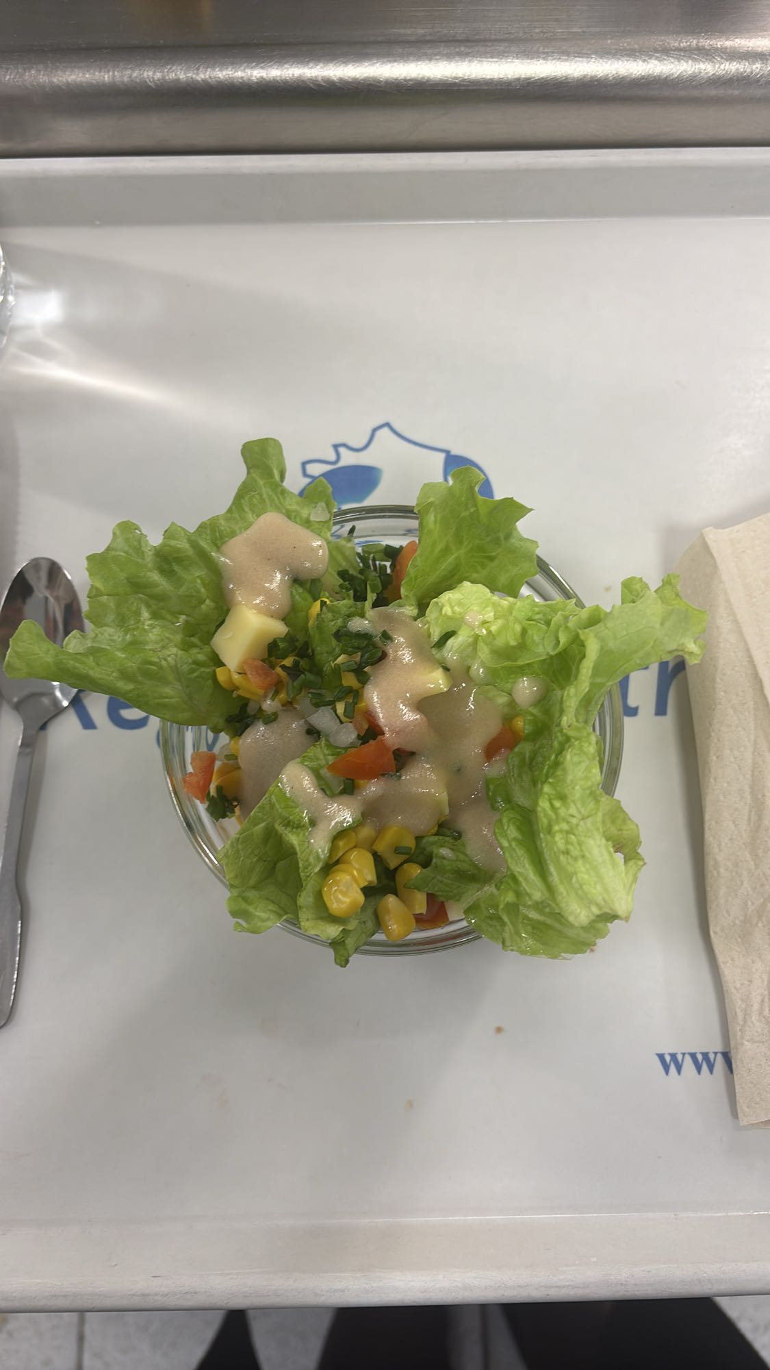 Salade fraîche croquante