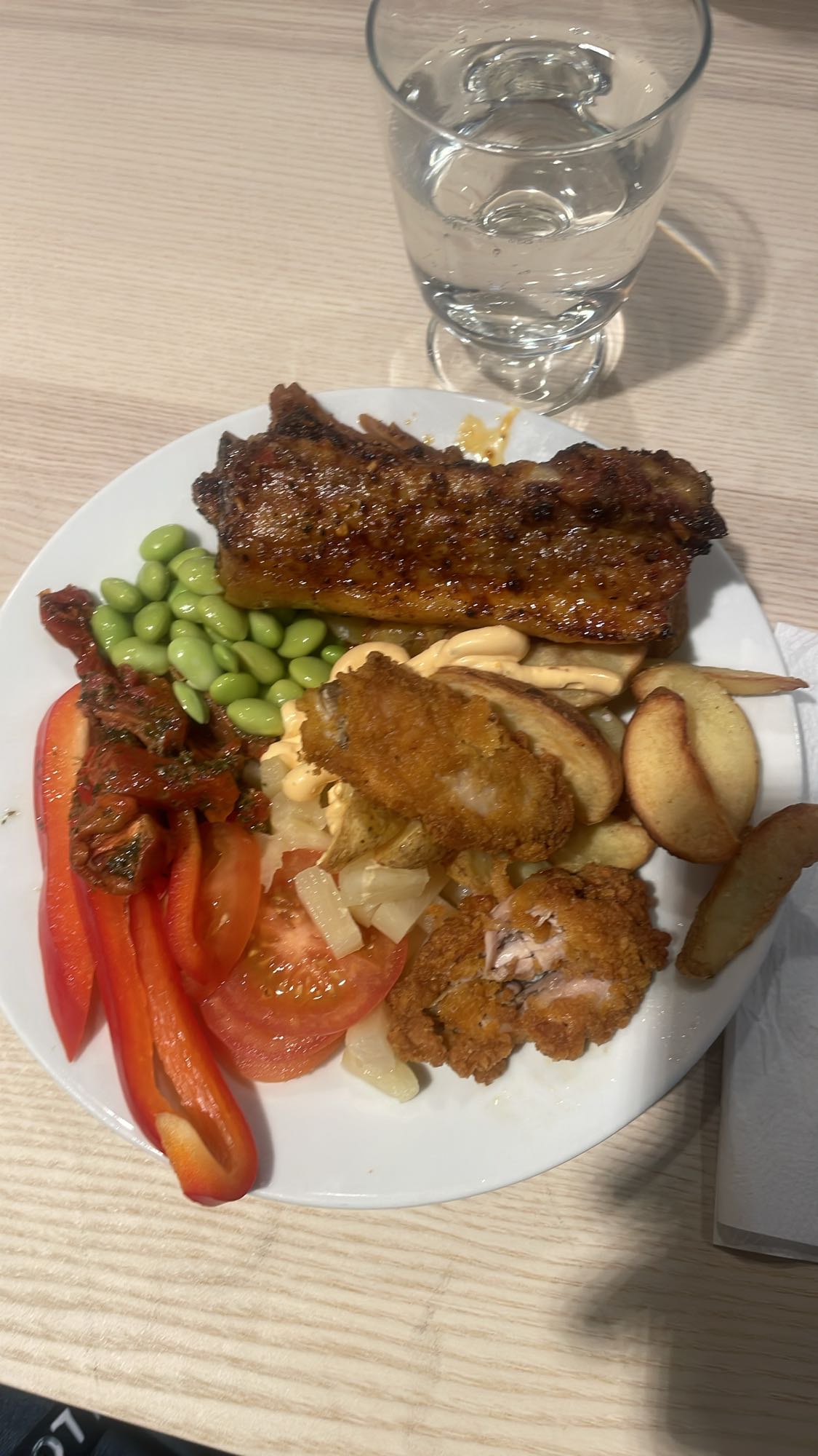 Blandad tallrik med kött