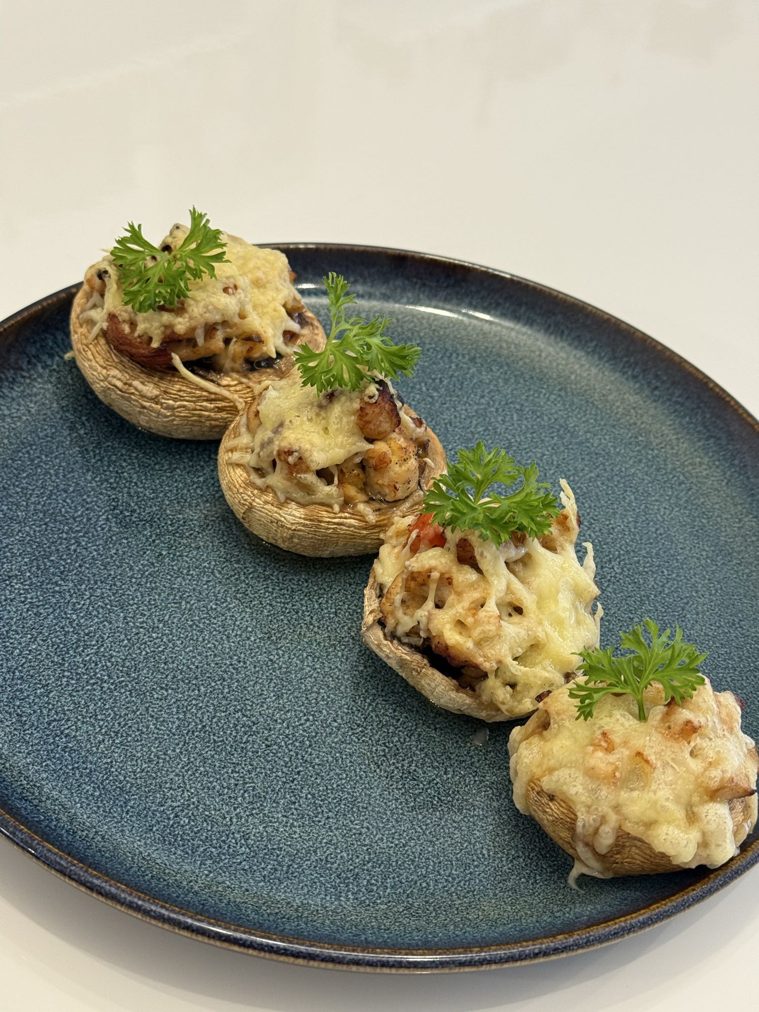 Champignons farcis au fromage