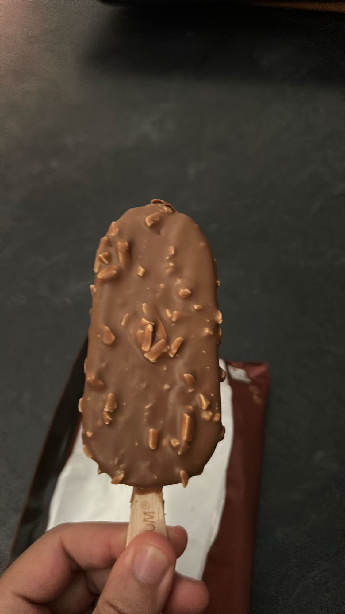 Glace chocolat amande