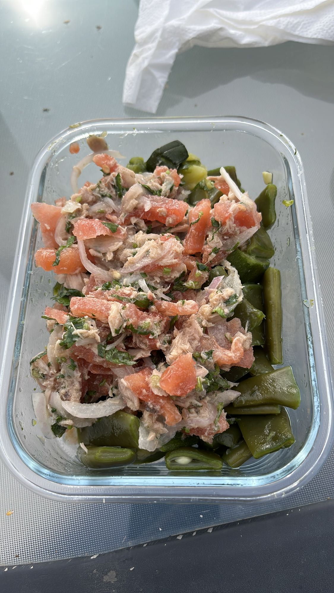 Ensalada de atún y nopales
