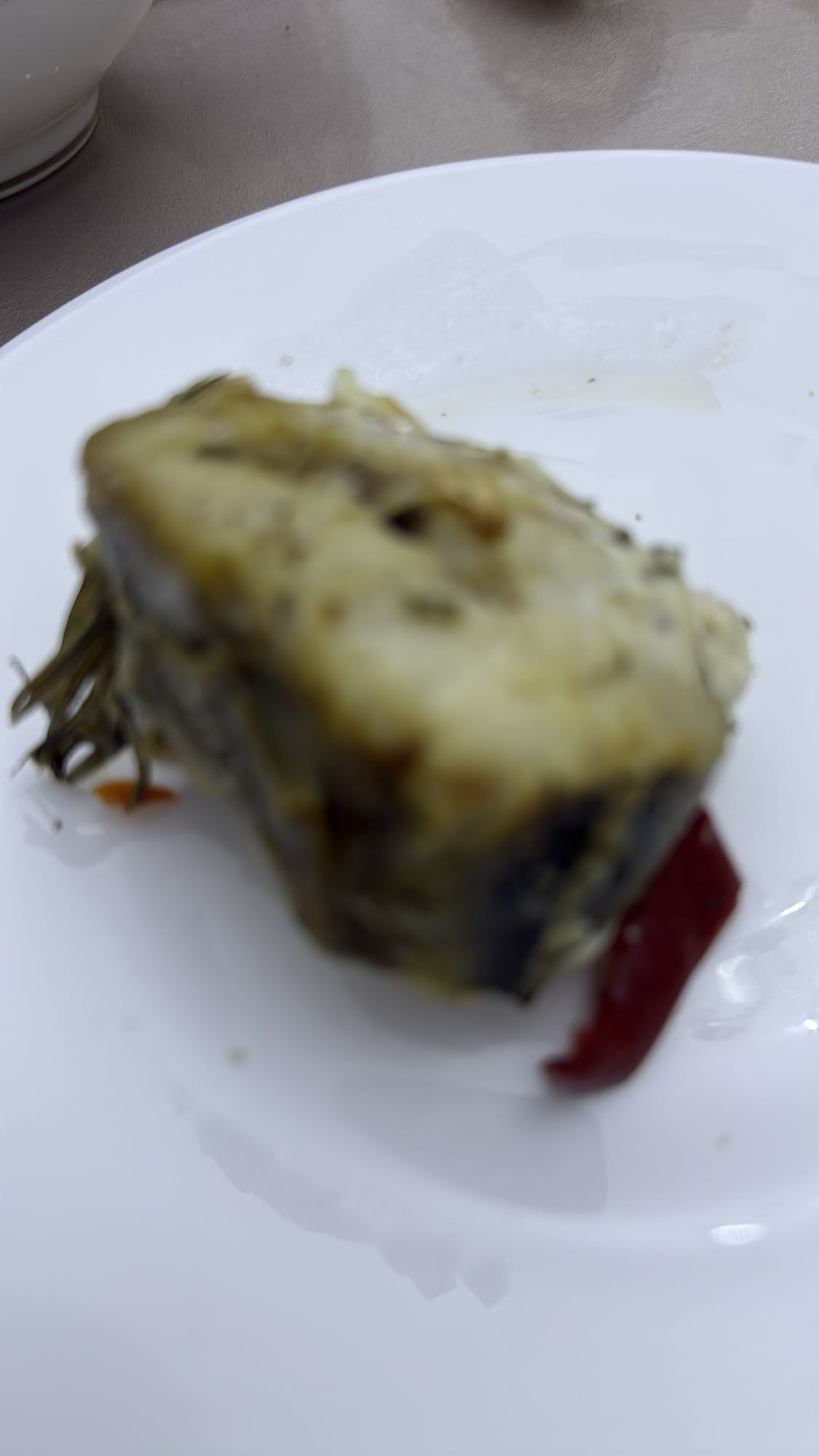 запечённая рыба с овощами