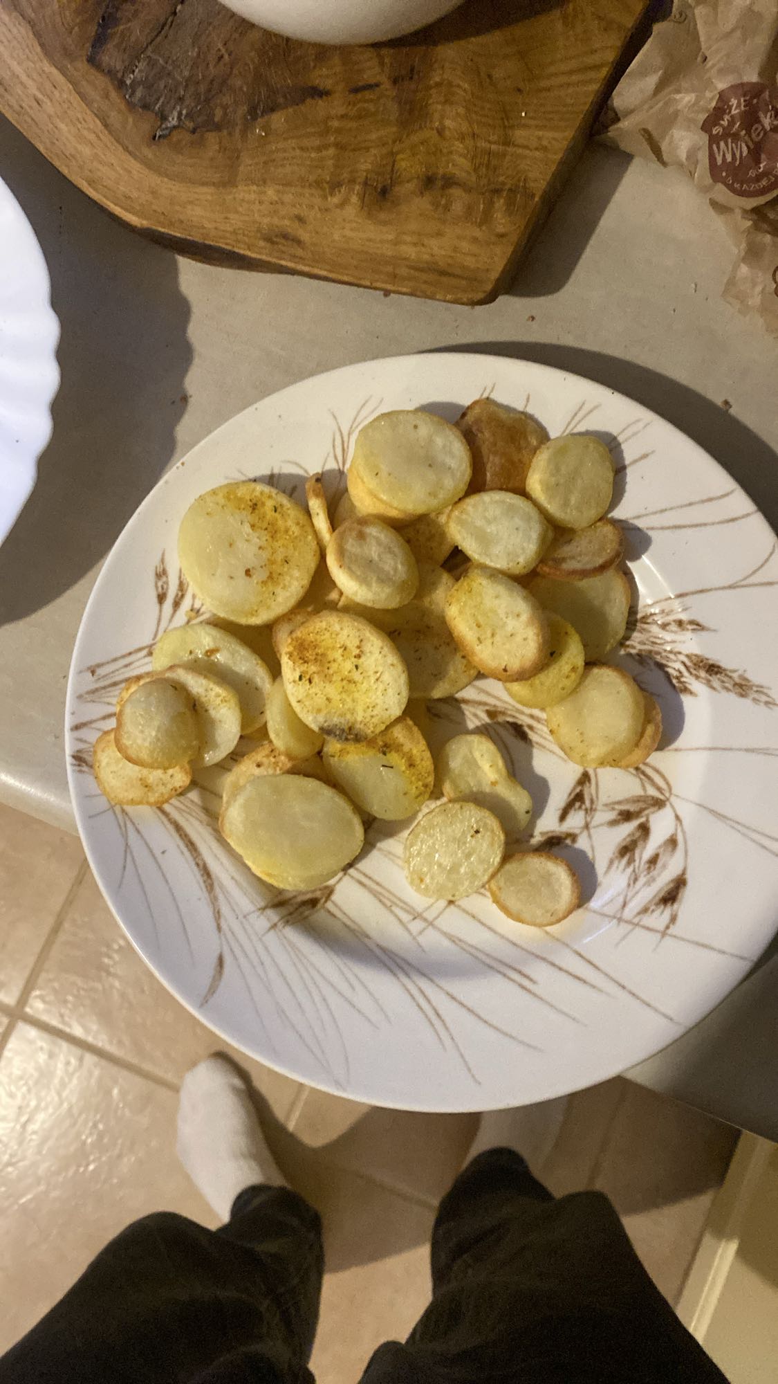 Pieczone chipsy ziemniaczane