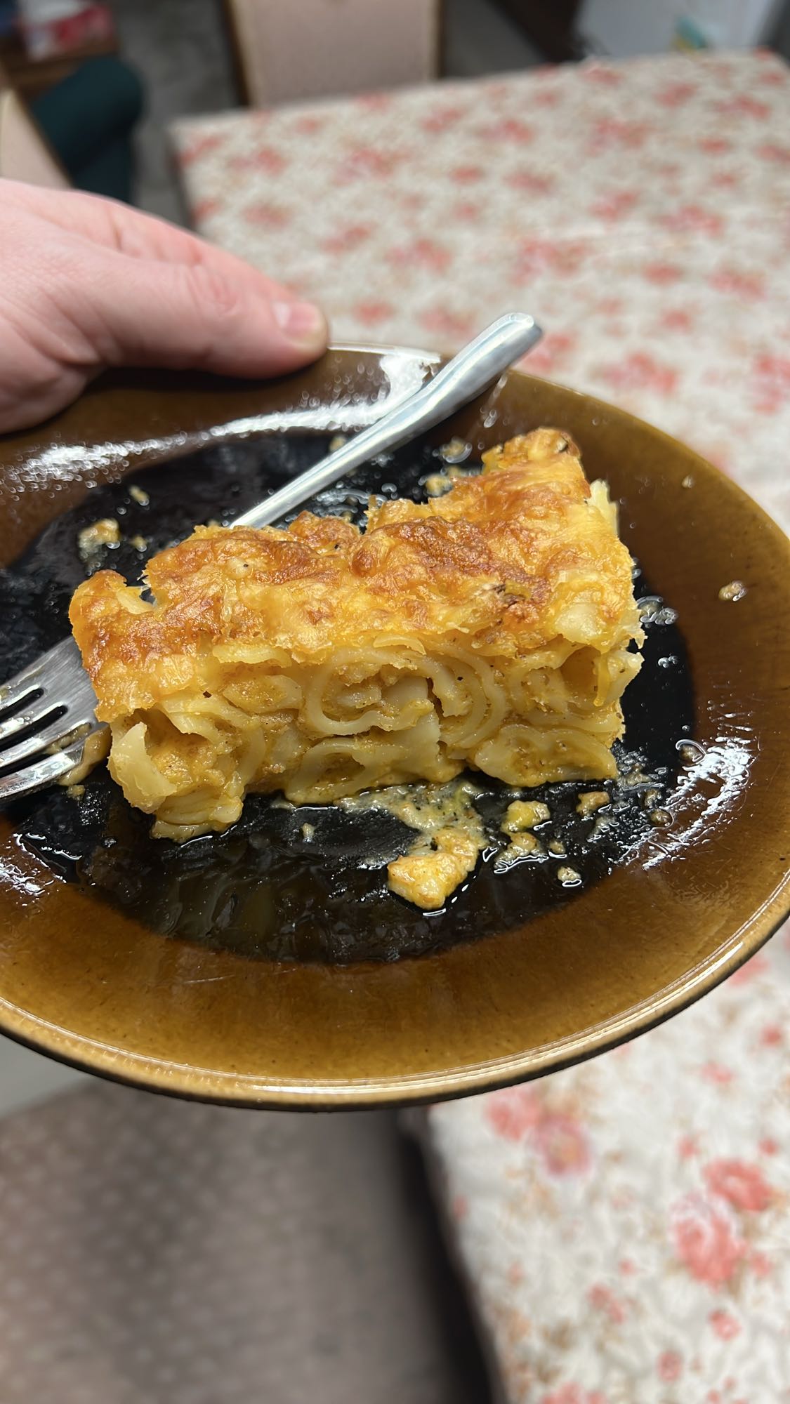 Budincă de macaroane cu brânză