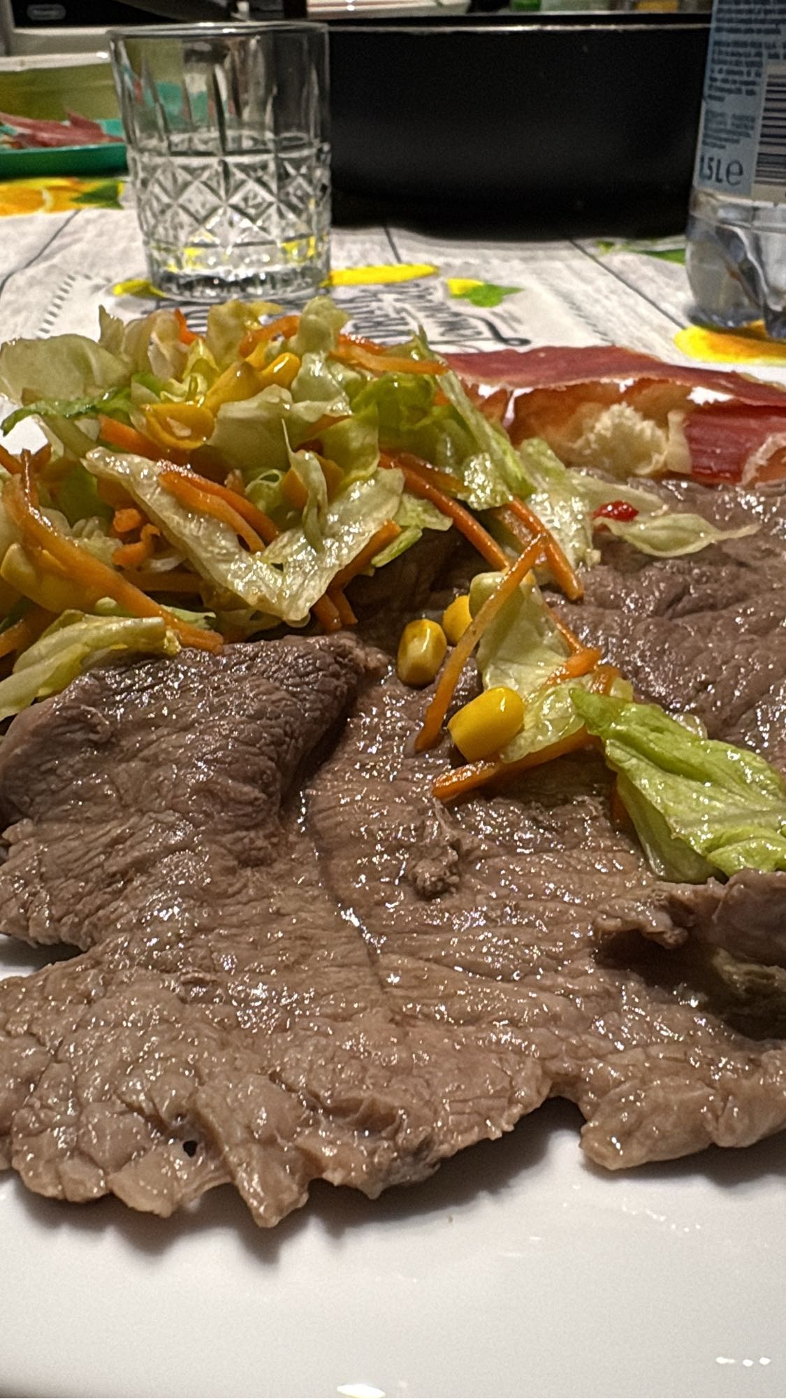 Bistecca con insalata