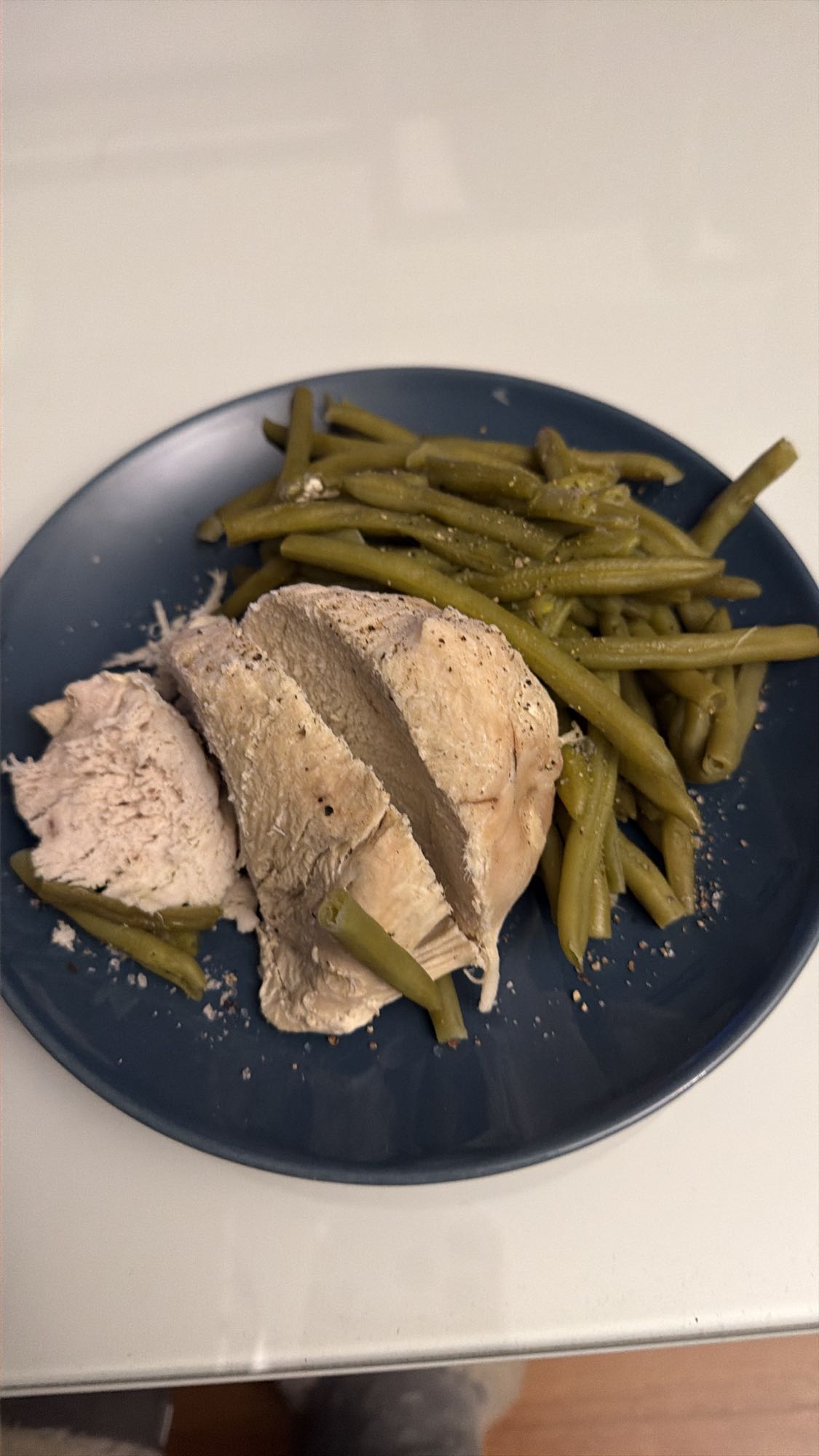 Piept de pui cu fasole verde