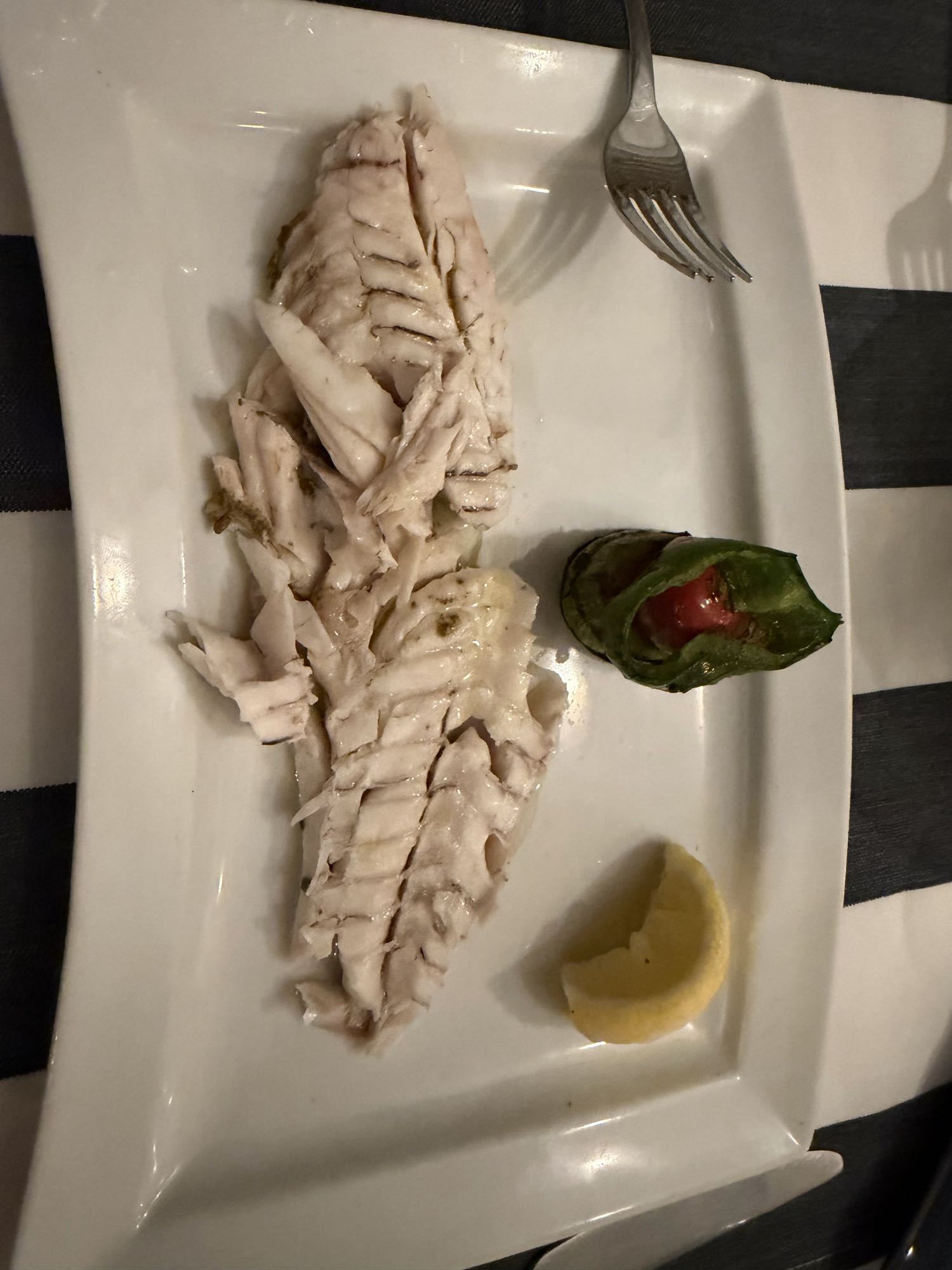 Grilled White Fish Plate