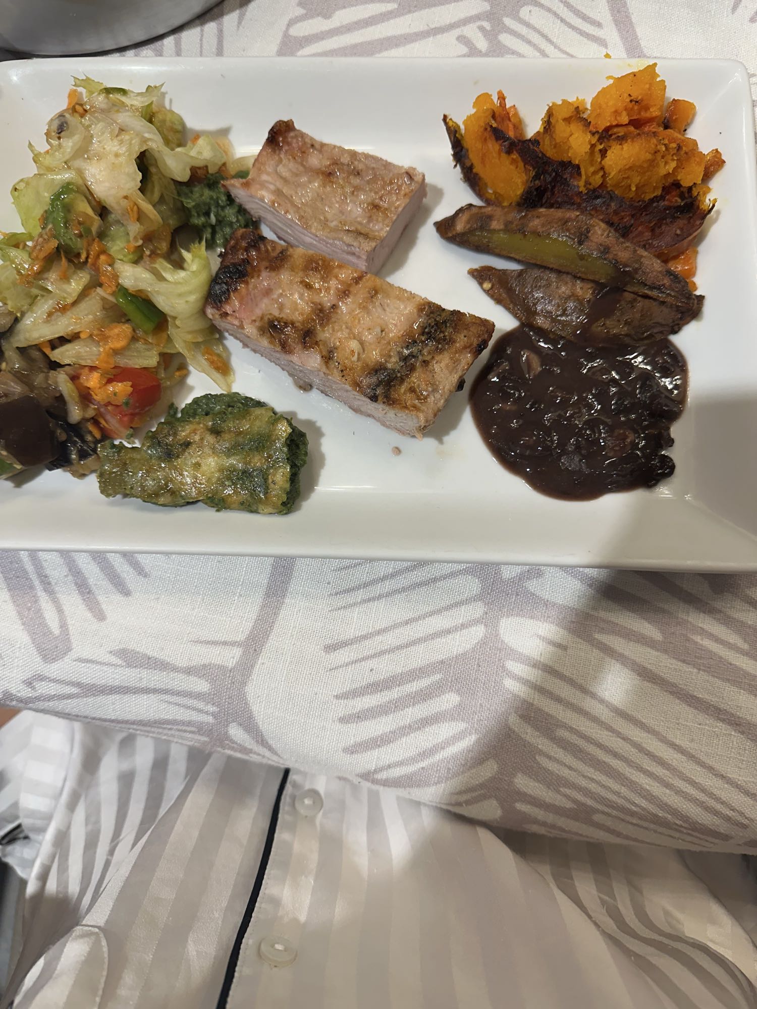 Plato mixto asado y verduras