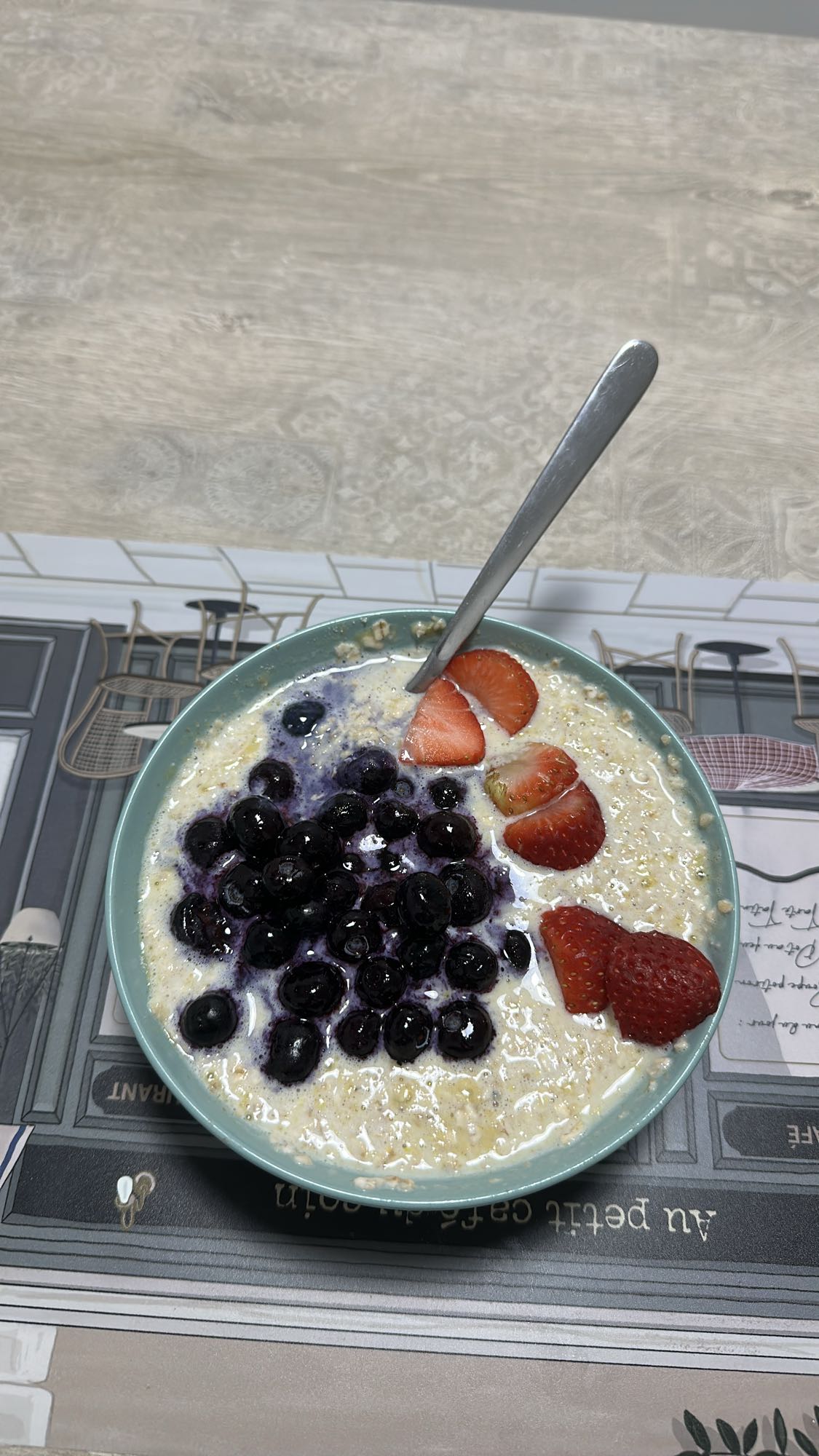 Avena con frutas