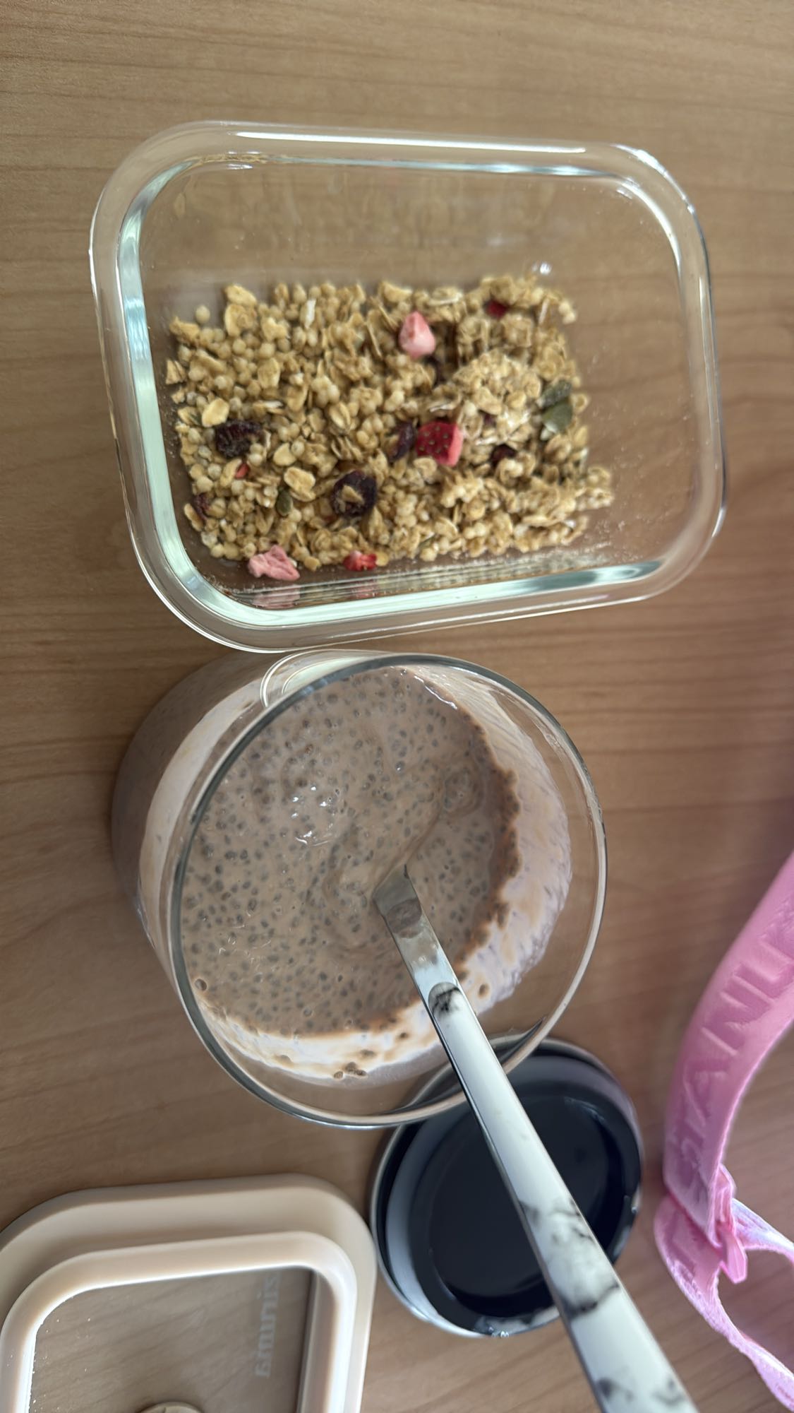 Chia Pudding with Granola