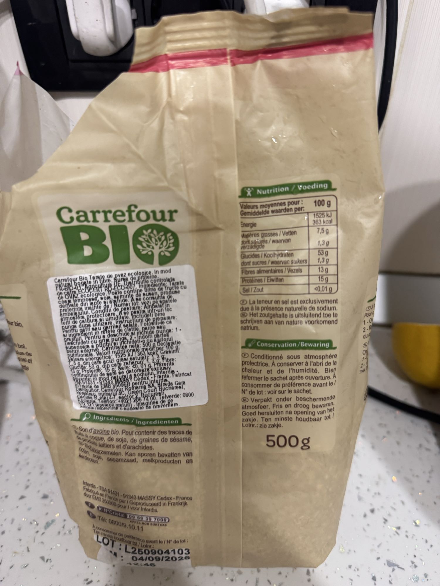 Organic Oat Bran