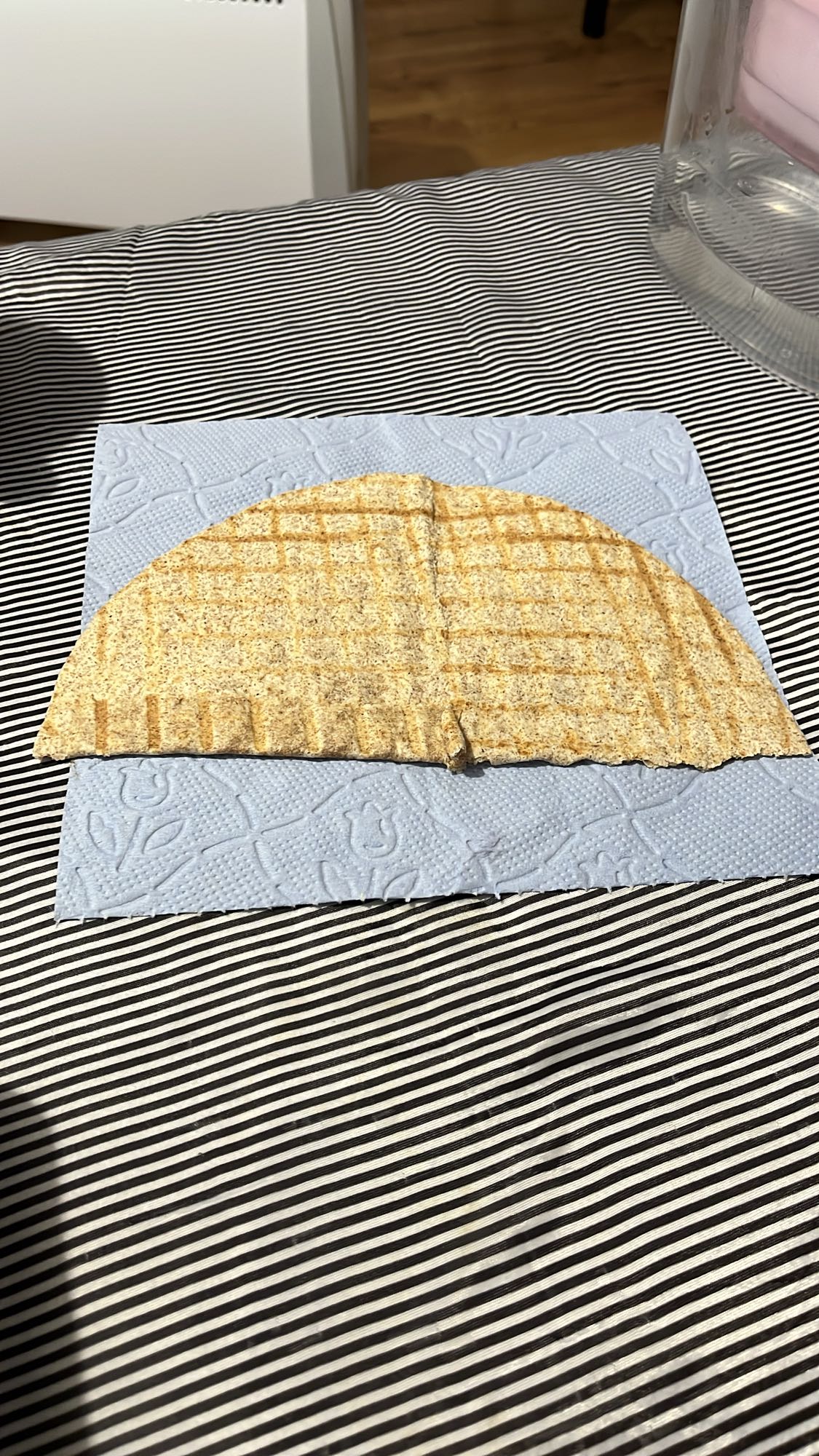 Пълнозърнеста вафла