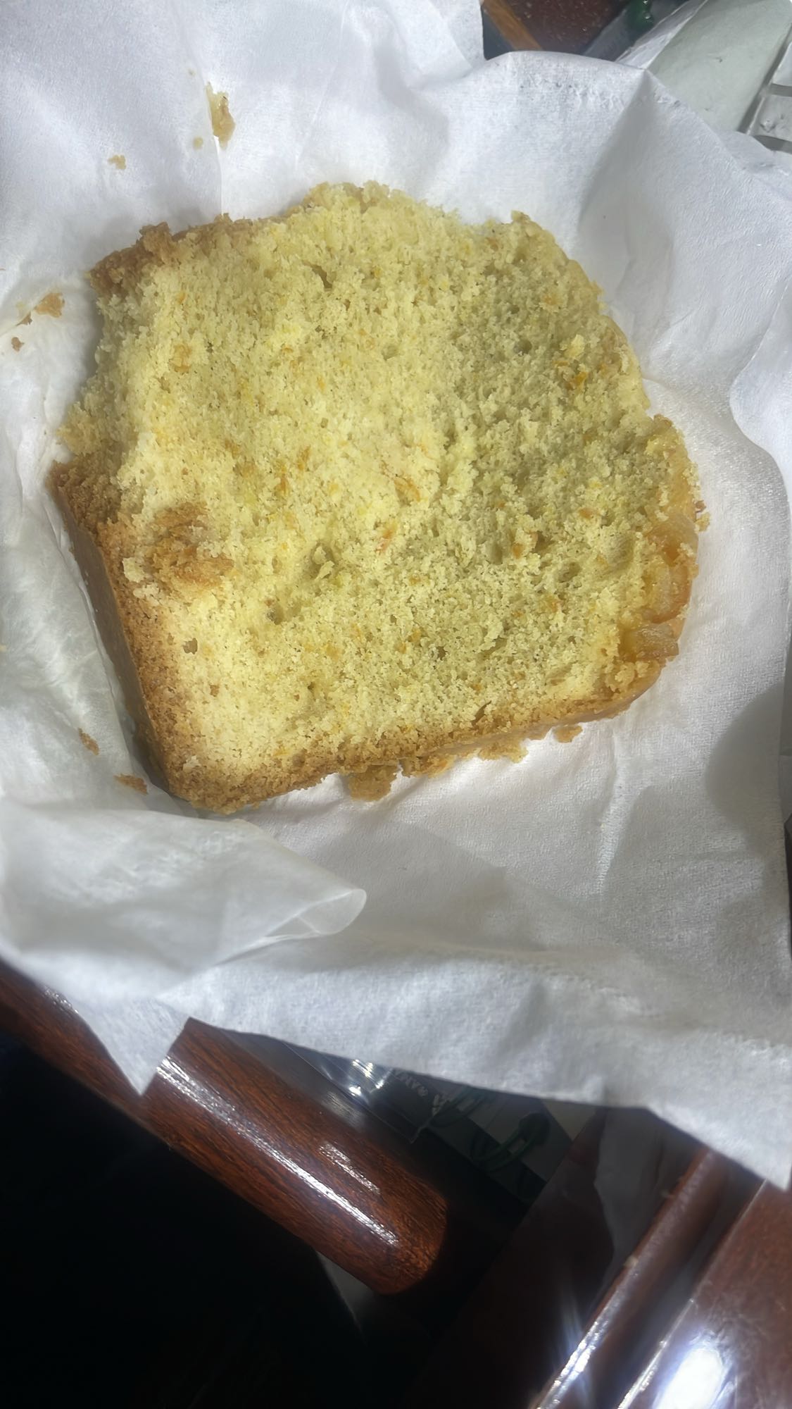 Slice of pound cake
