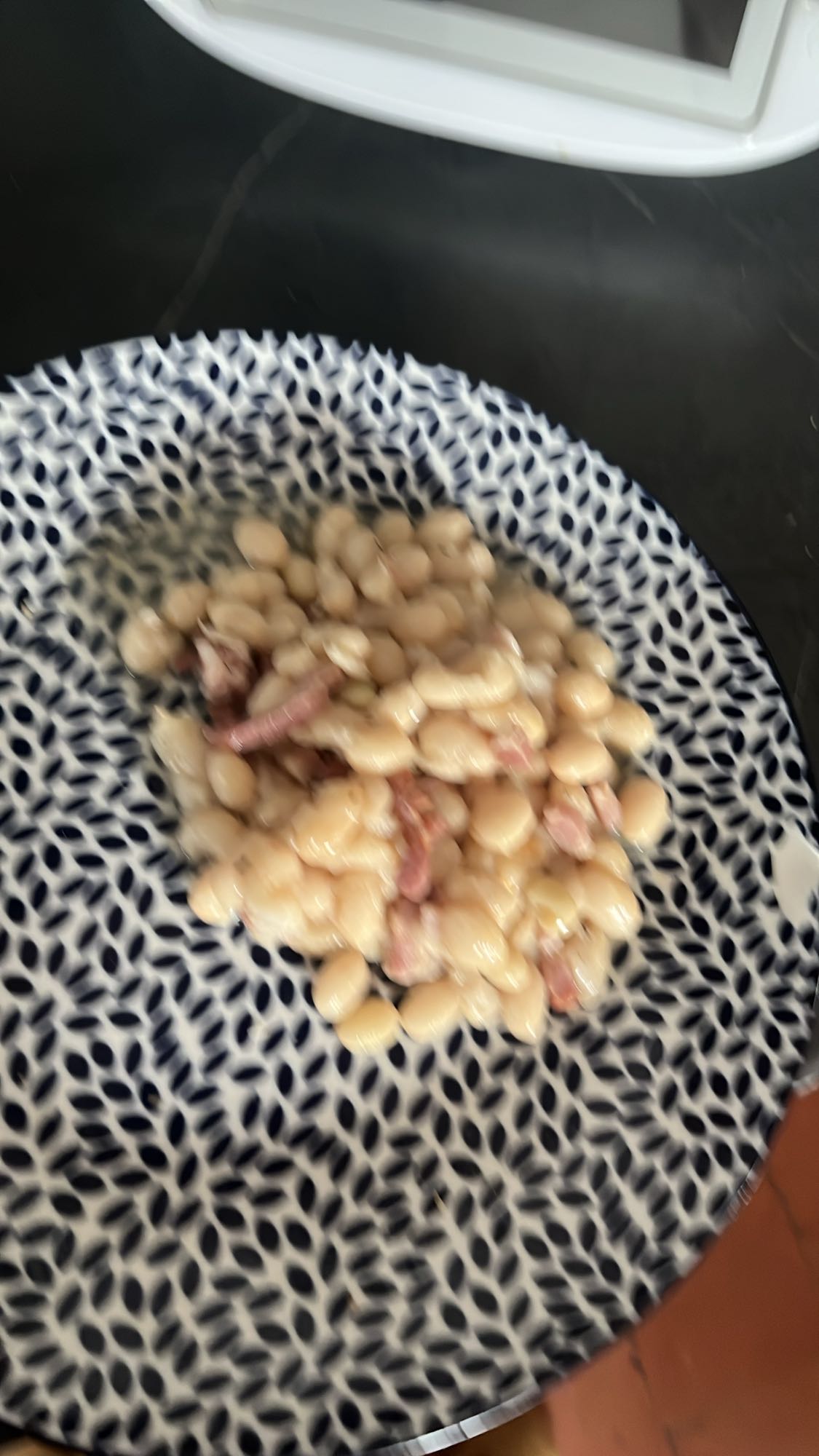 Haricots blancs et lardons